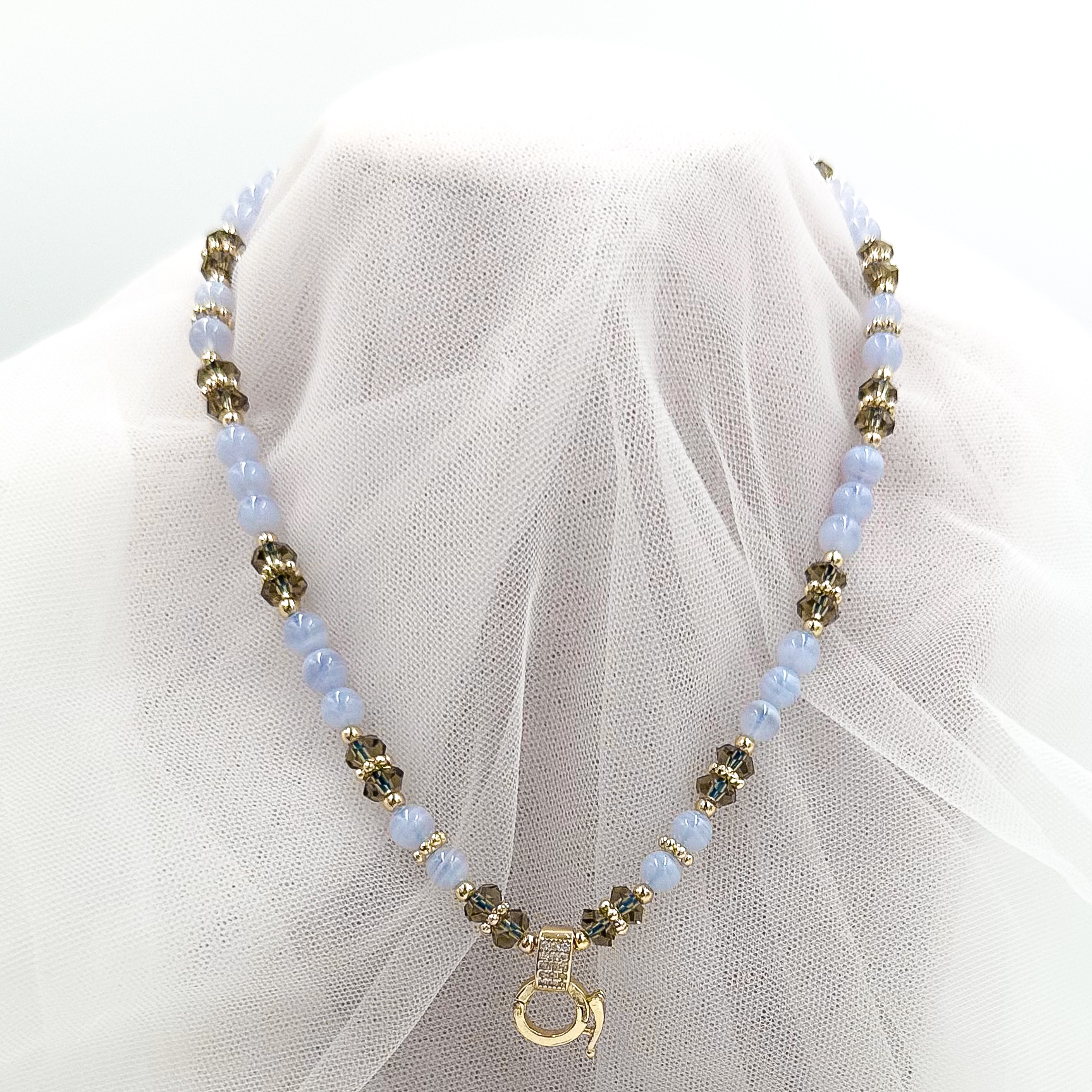 Blue Lace Agate CRZnecklace