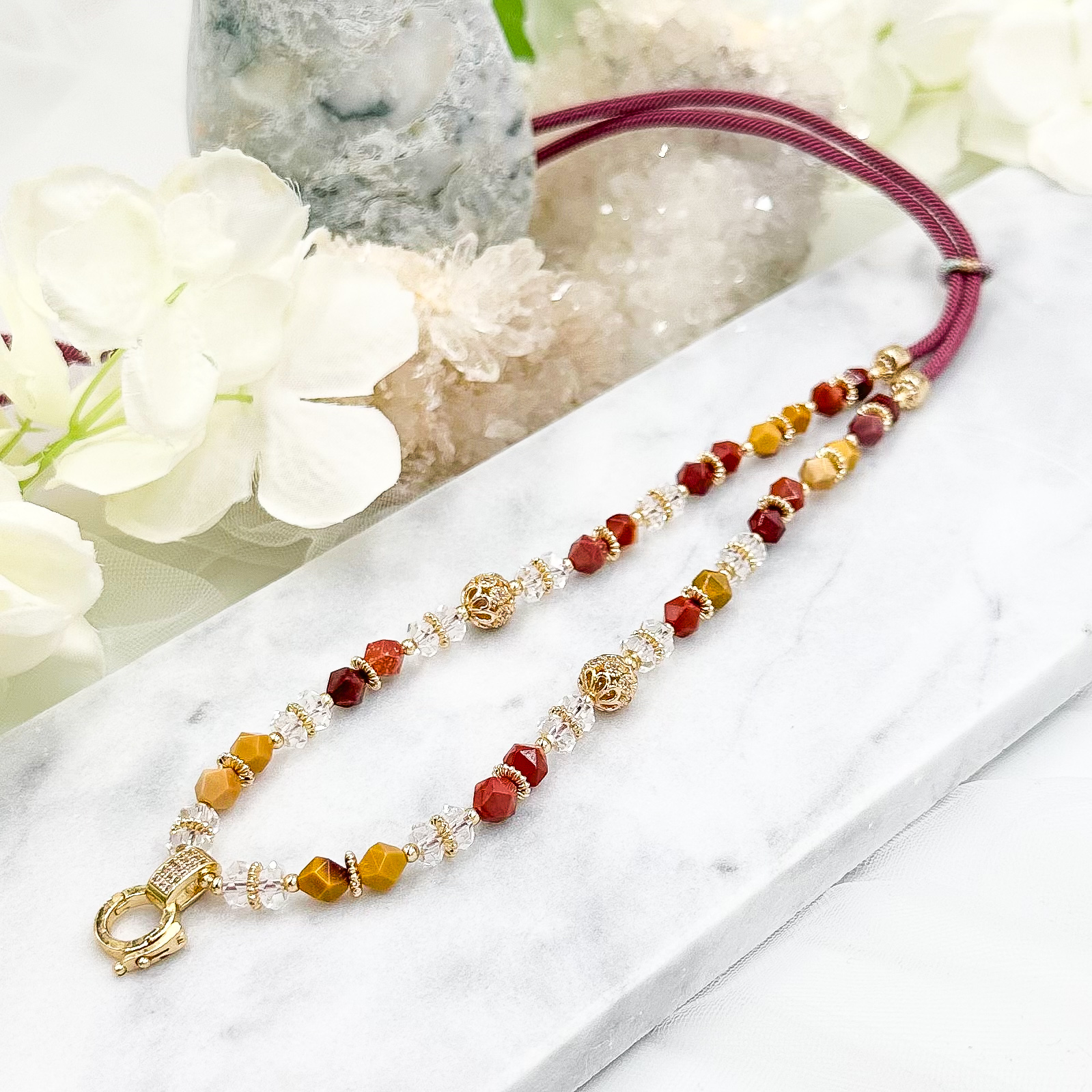 Faceted Mookaite CRZnecklace