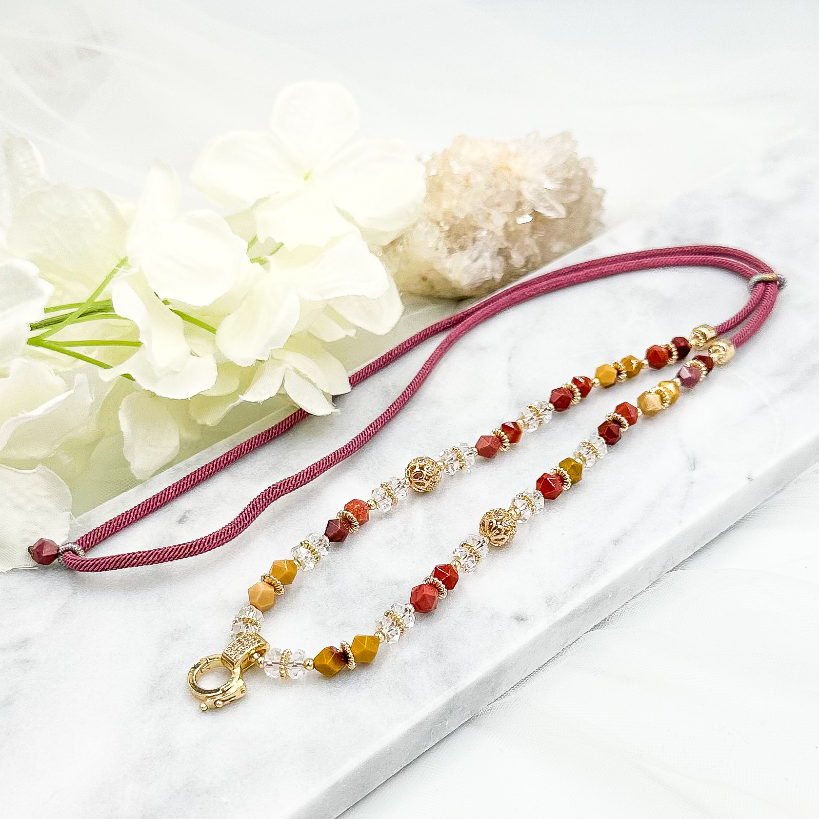 Faceted Mookaite CRZnecklace