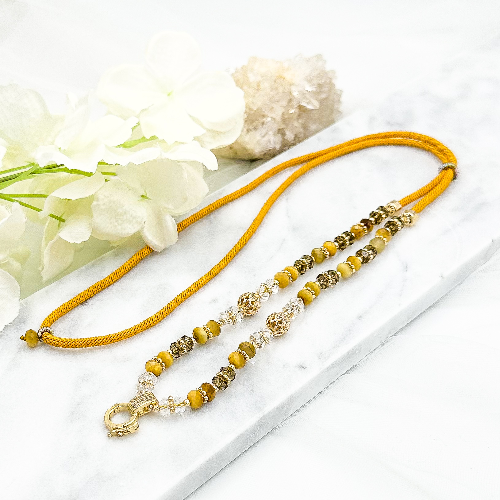 Faceted Yellow Tiger Eye CRZnecklace