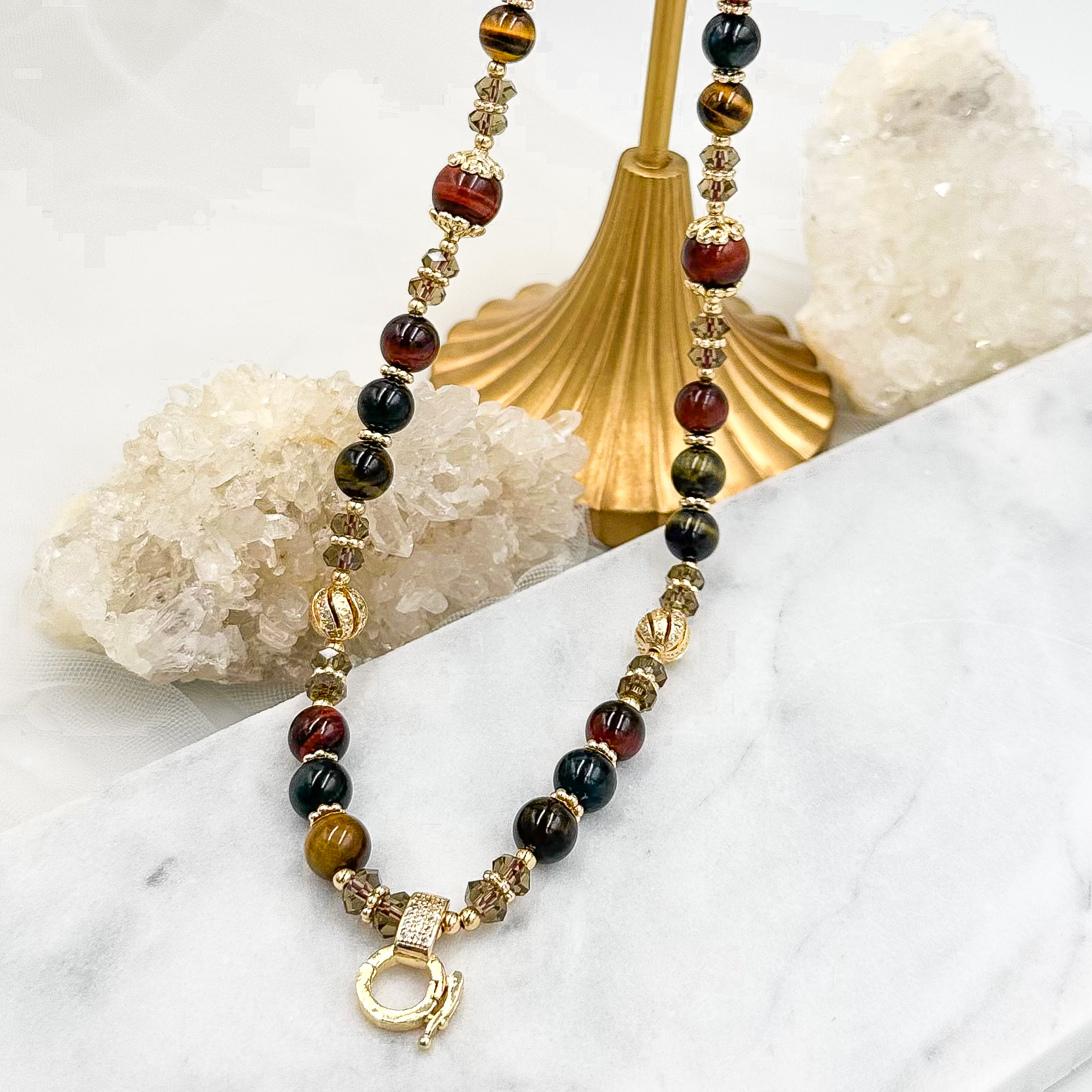 Mixed Tiger Eye CRZnecklace