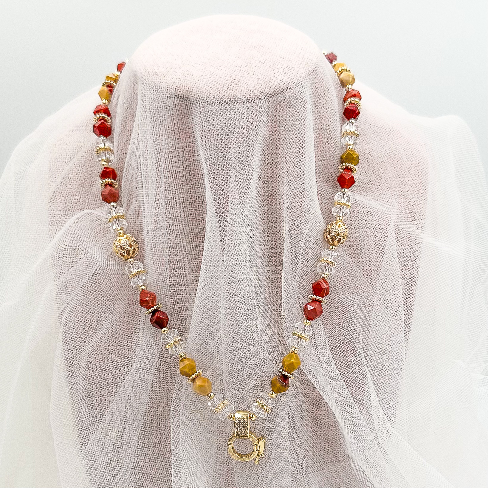 Faceted Mookaite CRZnecklace