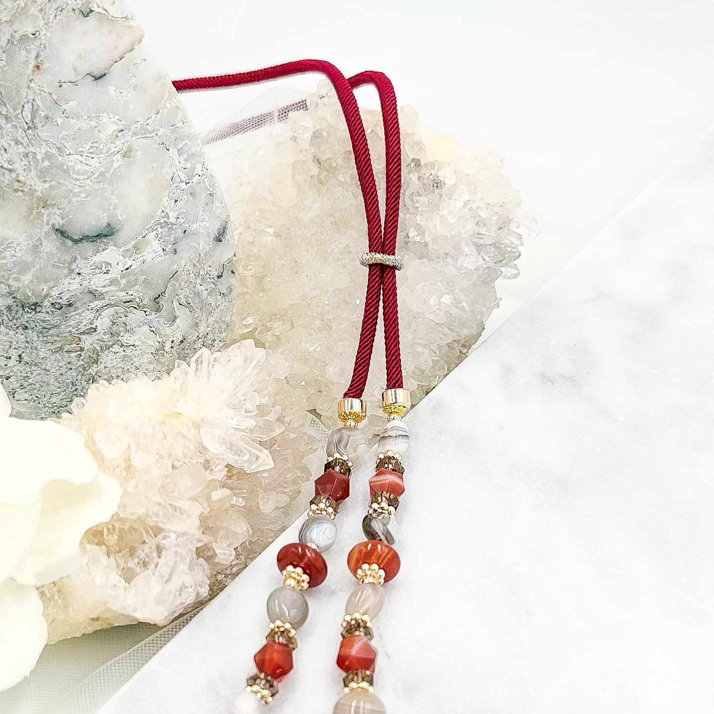 Carnelian Botswana Agate CRZnecklace