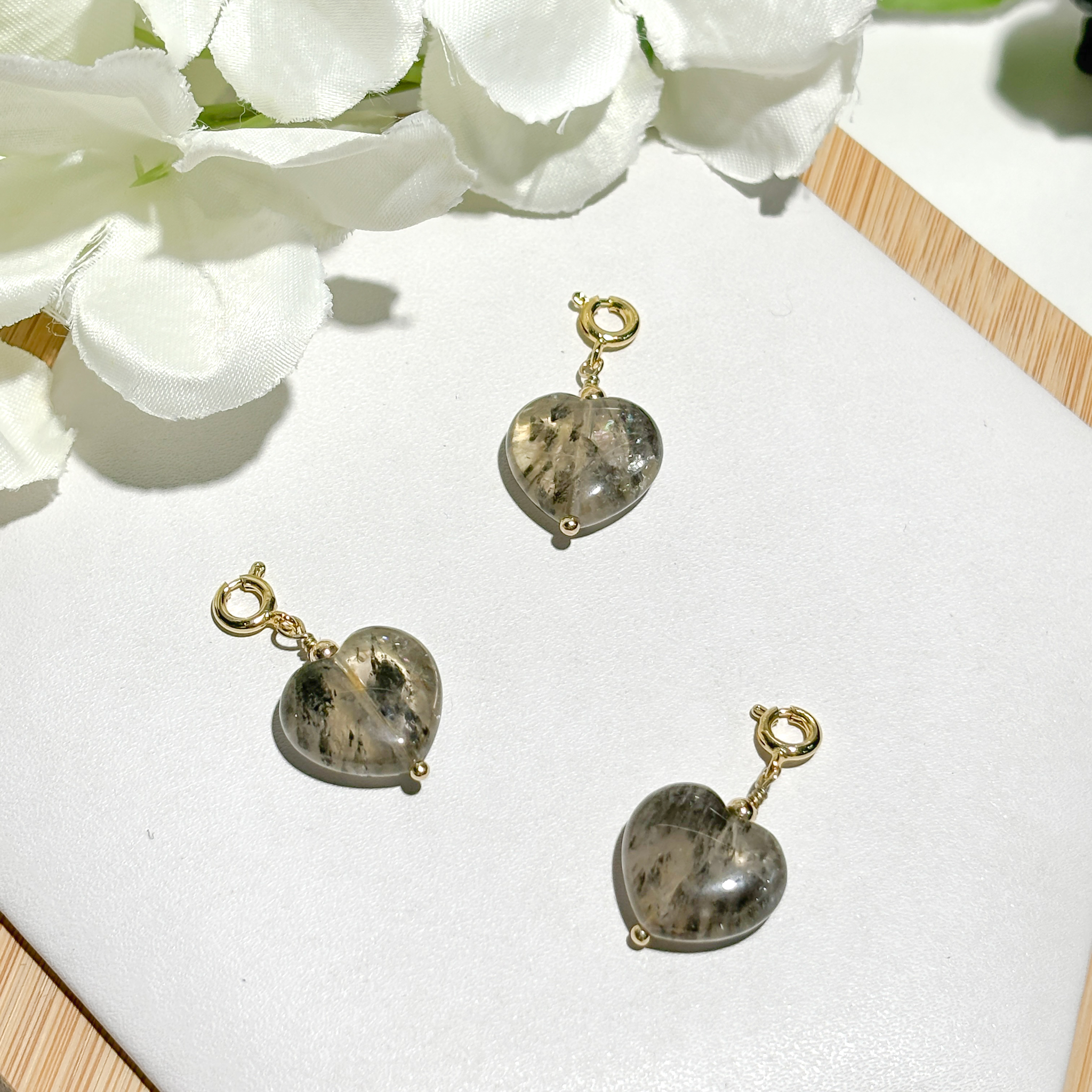 <<SG Seller>> CRZtales Black Feather A23 Heart Charmie #CRZcharmie