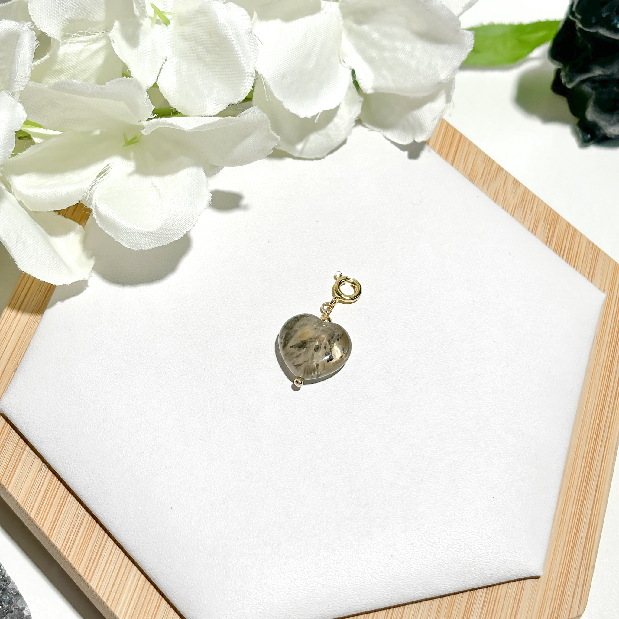 <<SG Seller>> CRZtales Black Feather A23 Heart Charmie #CRZcharmie