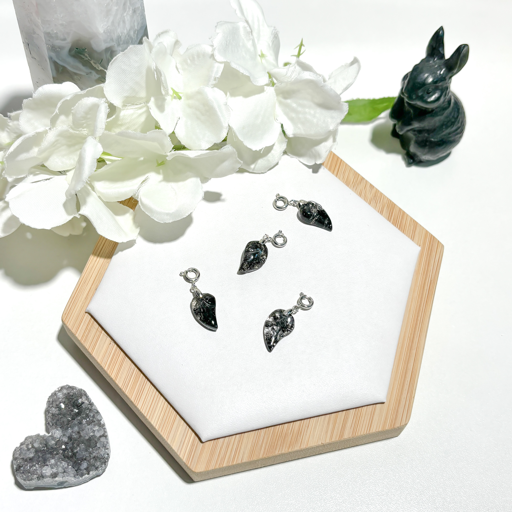 <<SG Seller>> CRZtales Black Rutile Charmie #CRZcharmie