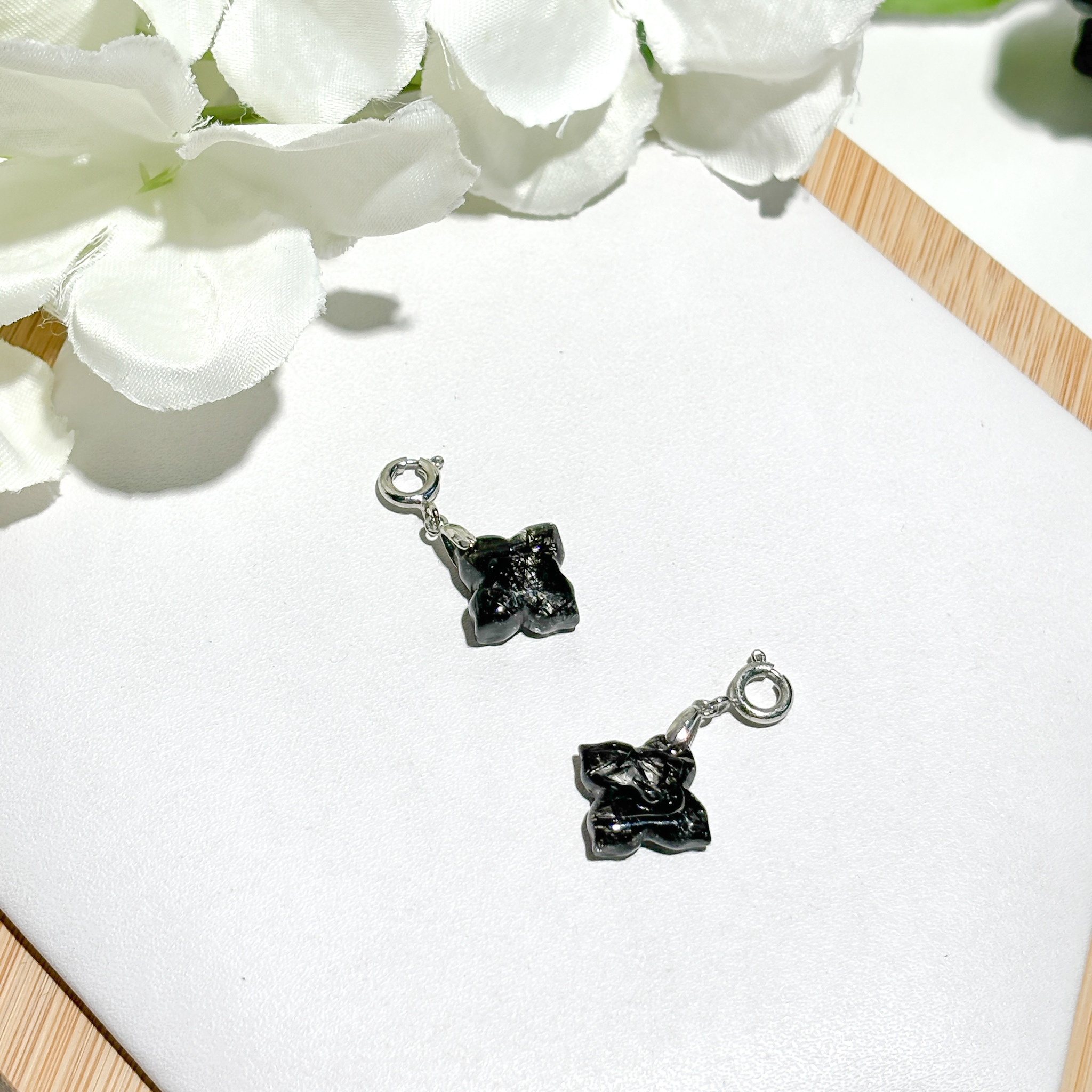 <<SG Seller>> CRZtales Black Rutile Charmie #CRZcharmie