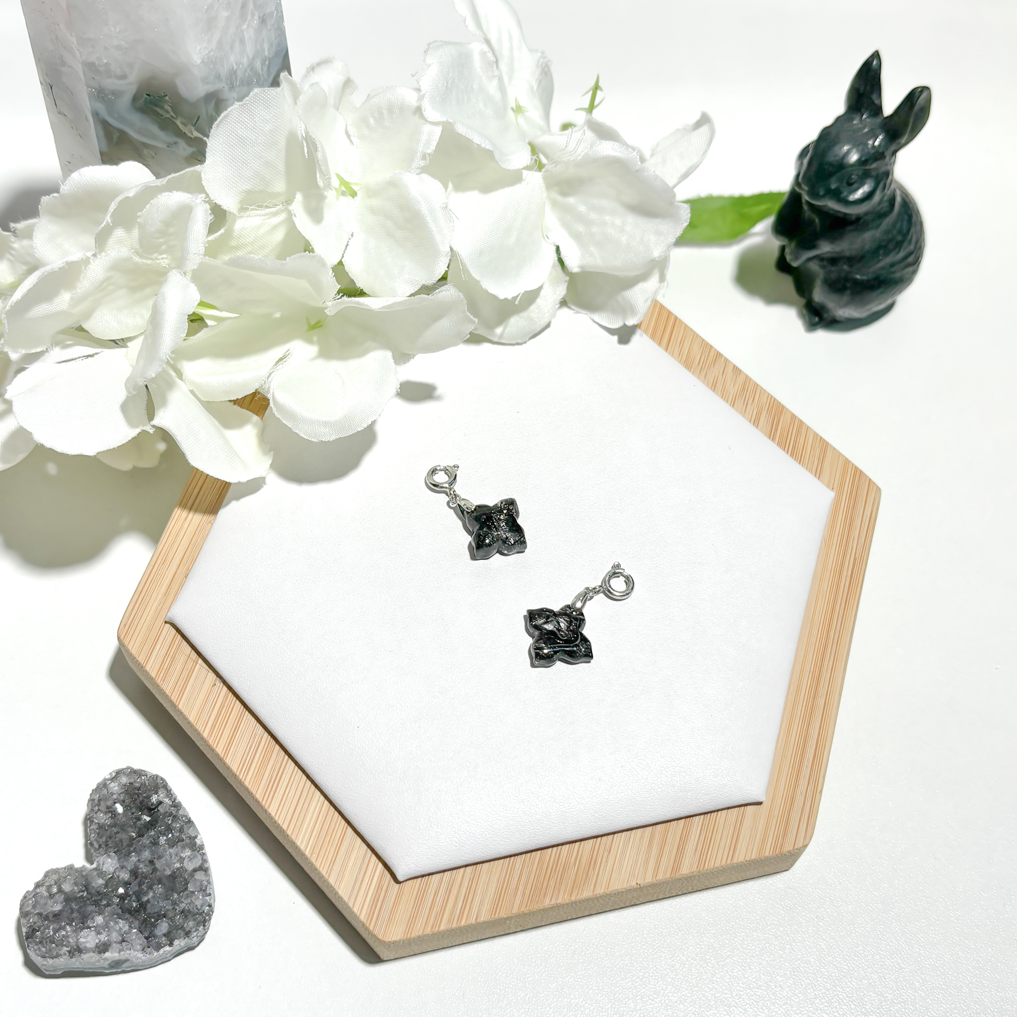 <<SG Seller>> CRZtales Black Rutile Charmie #CRZcharmie