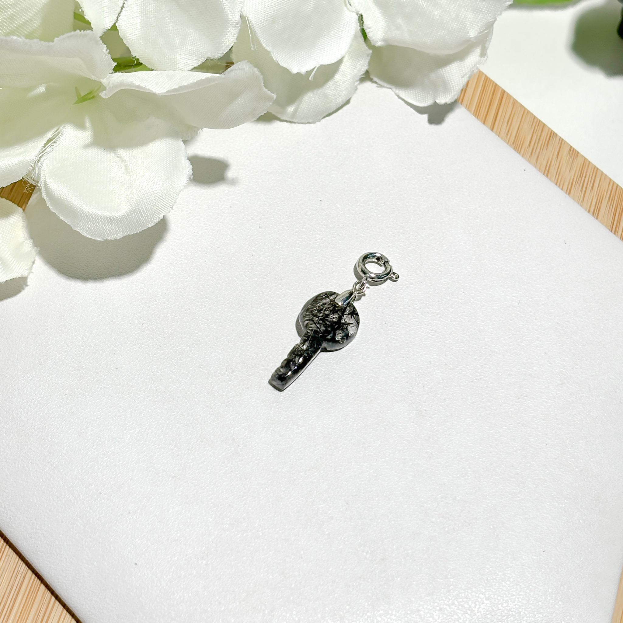 <<SG Seller>> CRZtales Black Rutile Charmie #CRZcharmie