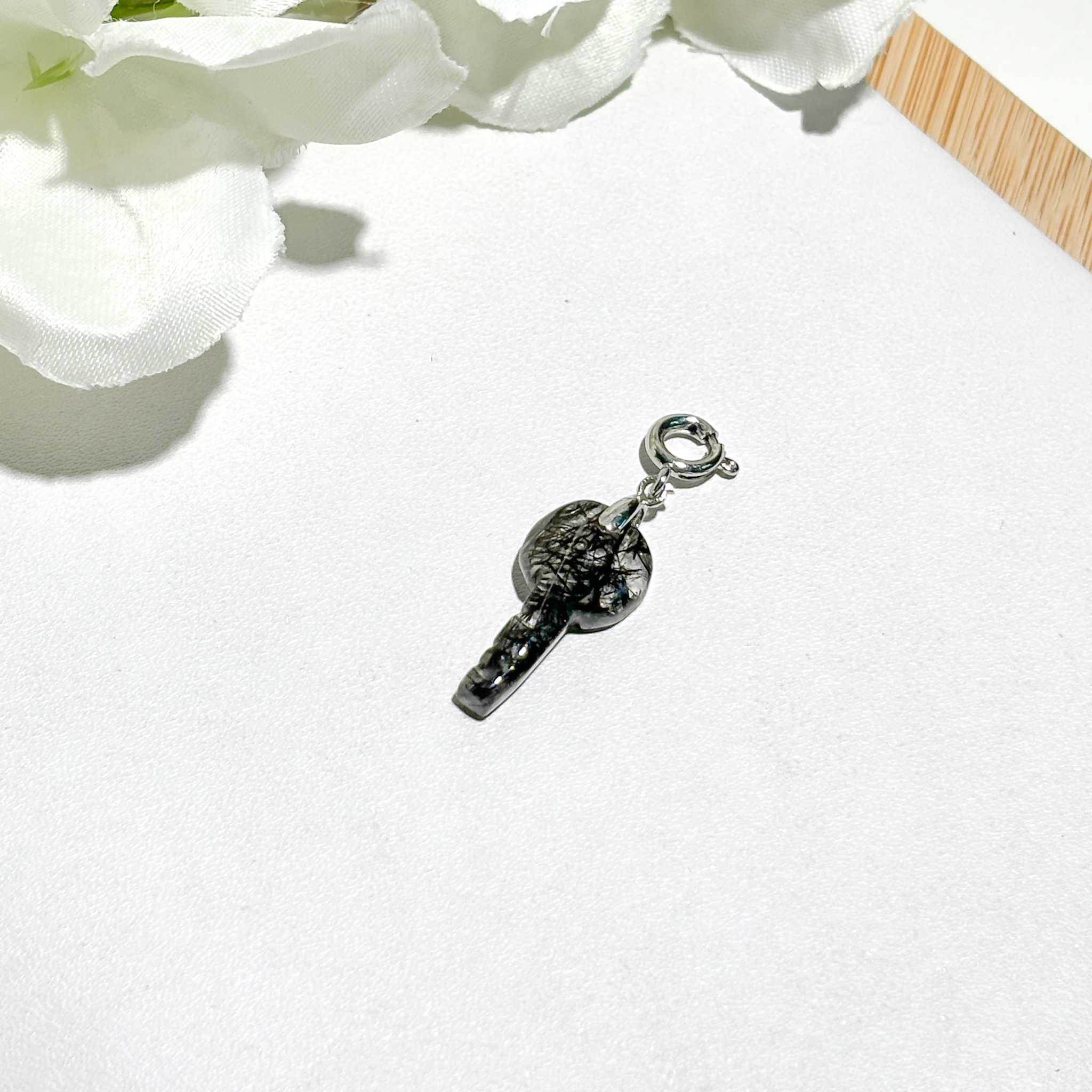 <<SG Seller>> CRZtales Black Rutile Charmie #CRZcharmie