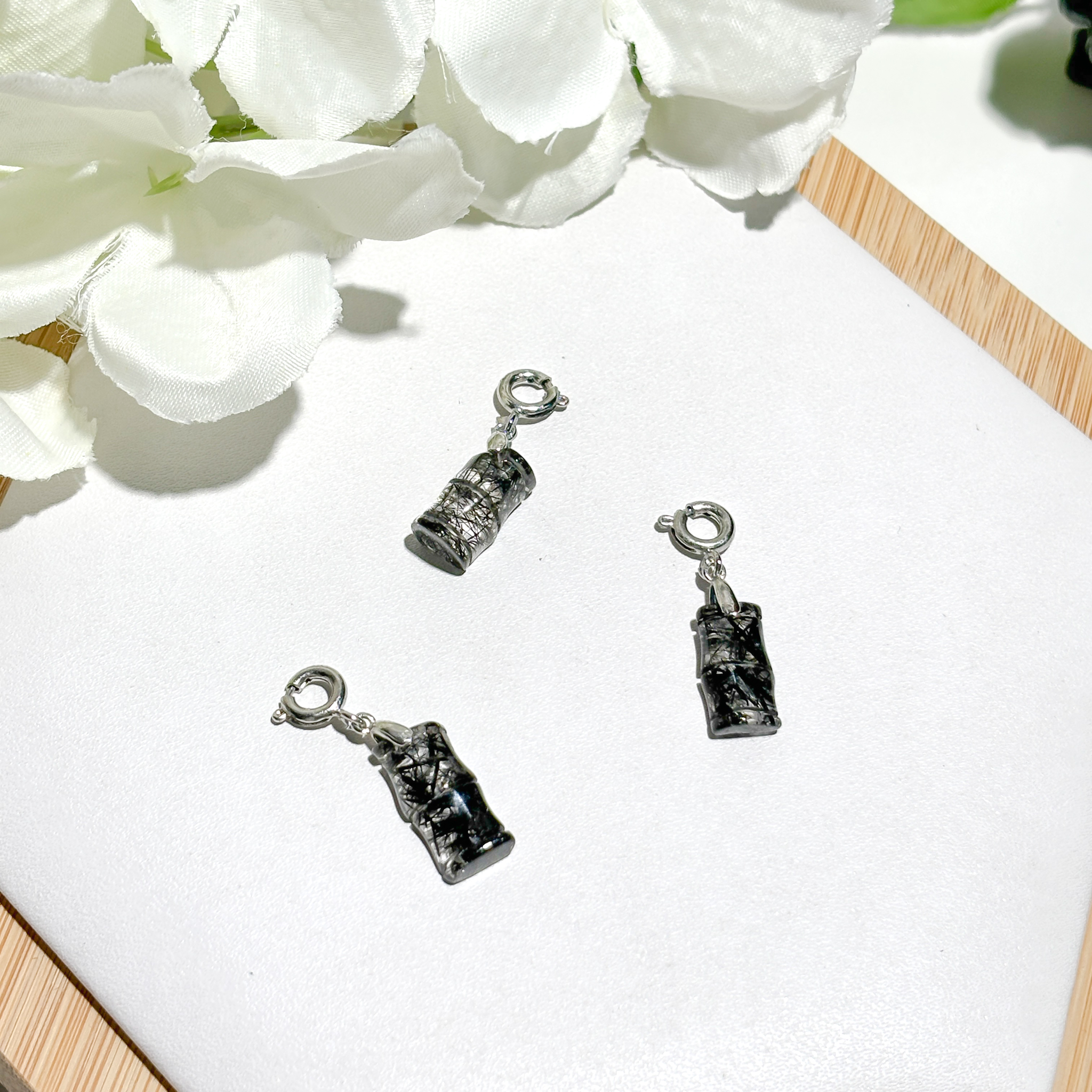 <<SG Seller>> CRZtales Black Rutile Charmie #CRZcharmie