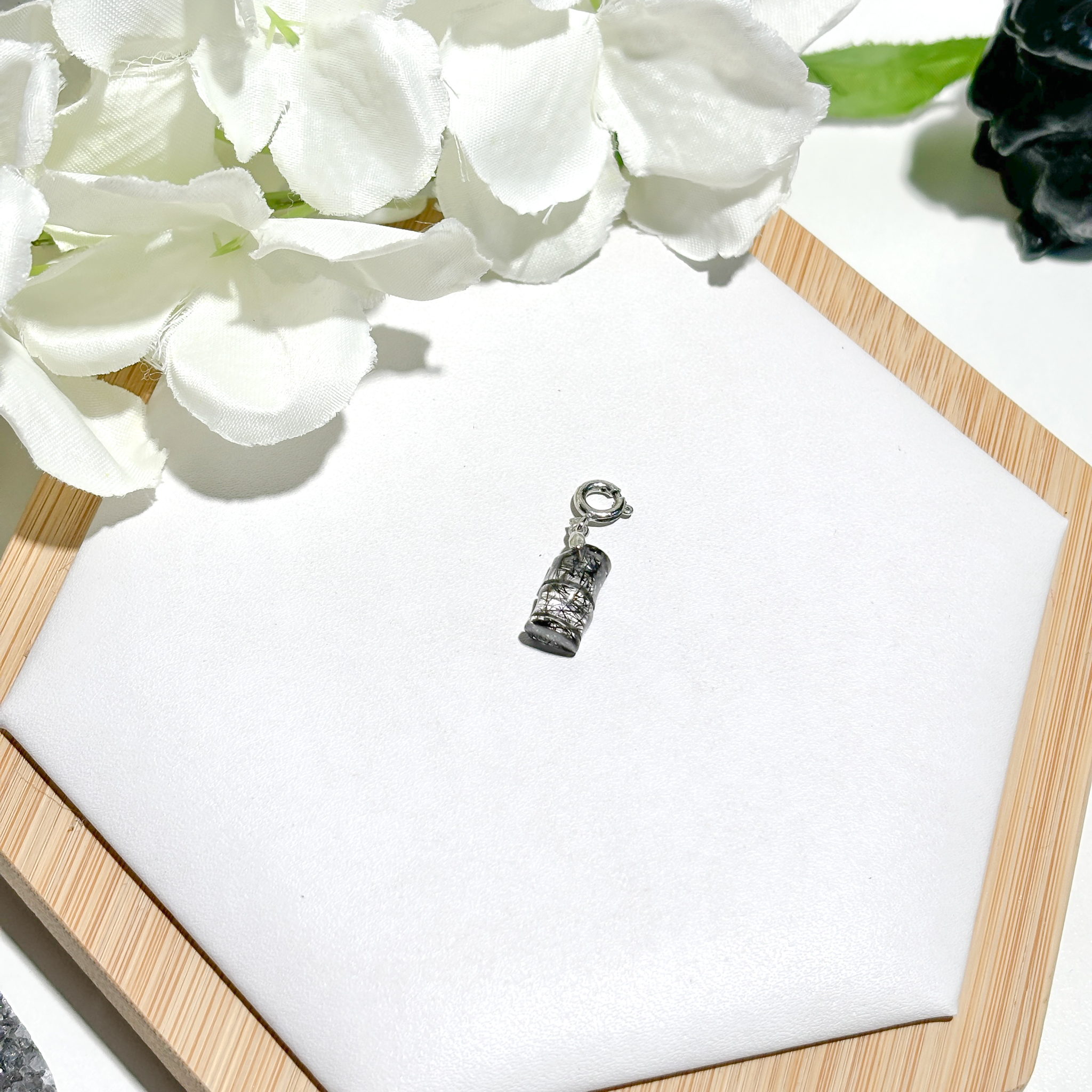 <<SG Seller>> CRZtales Black Rutile Charmie #CRZcharmie