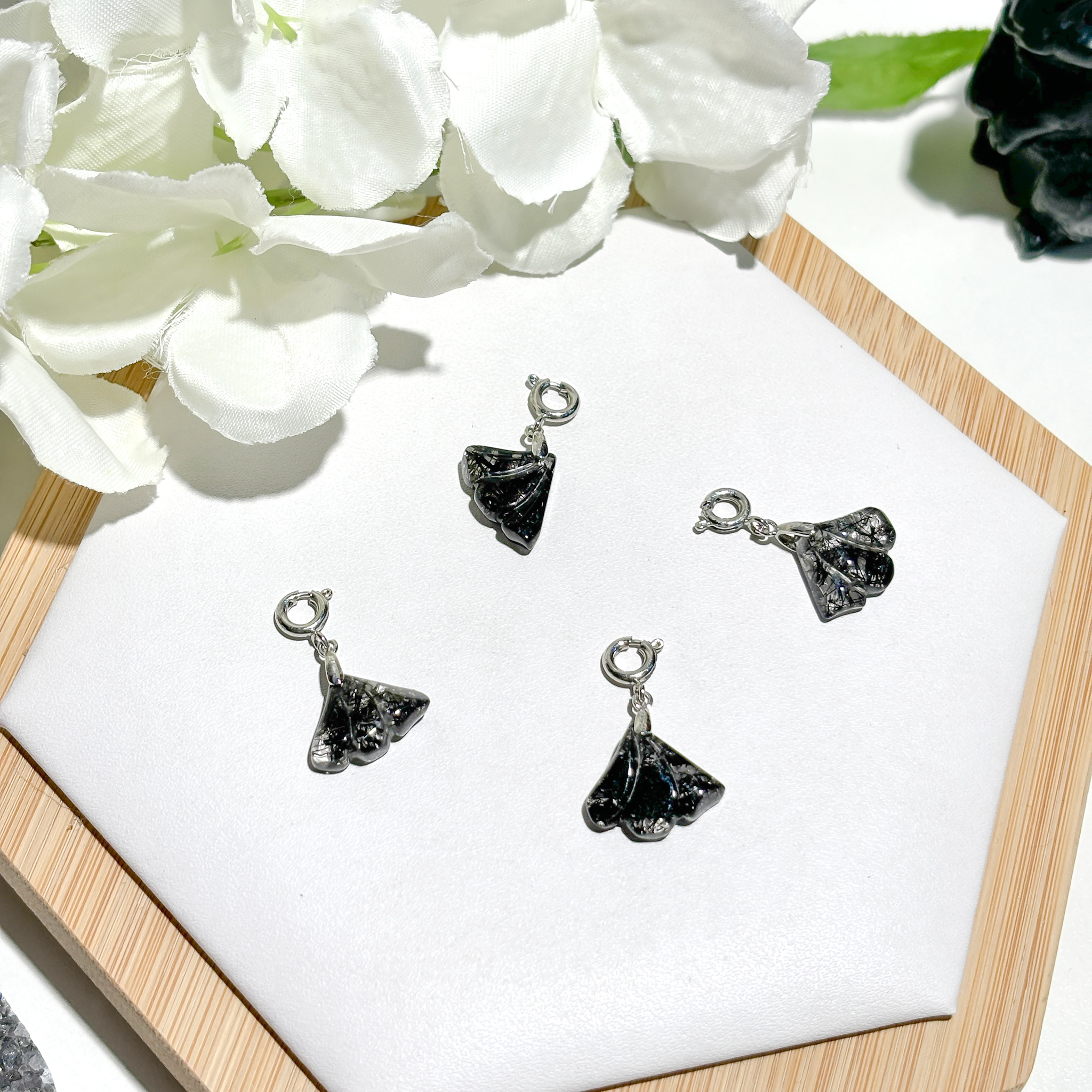 <<SG Seller>> CRZtales Black Rutile Charmie #CRZcharmie