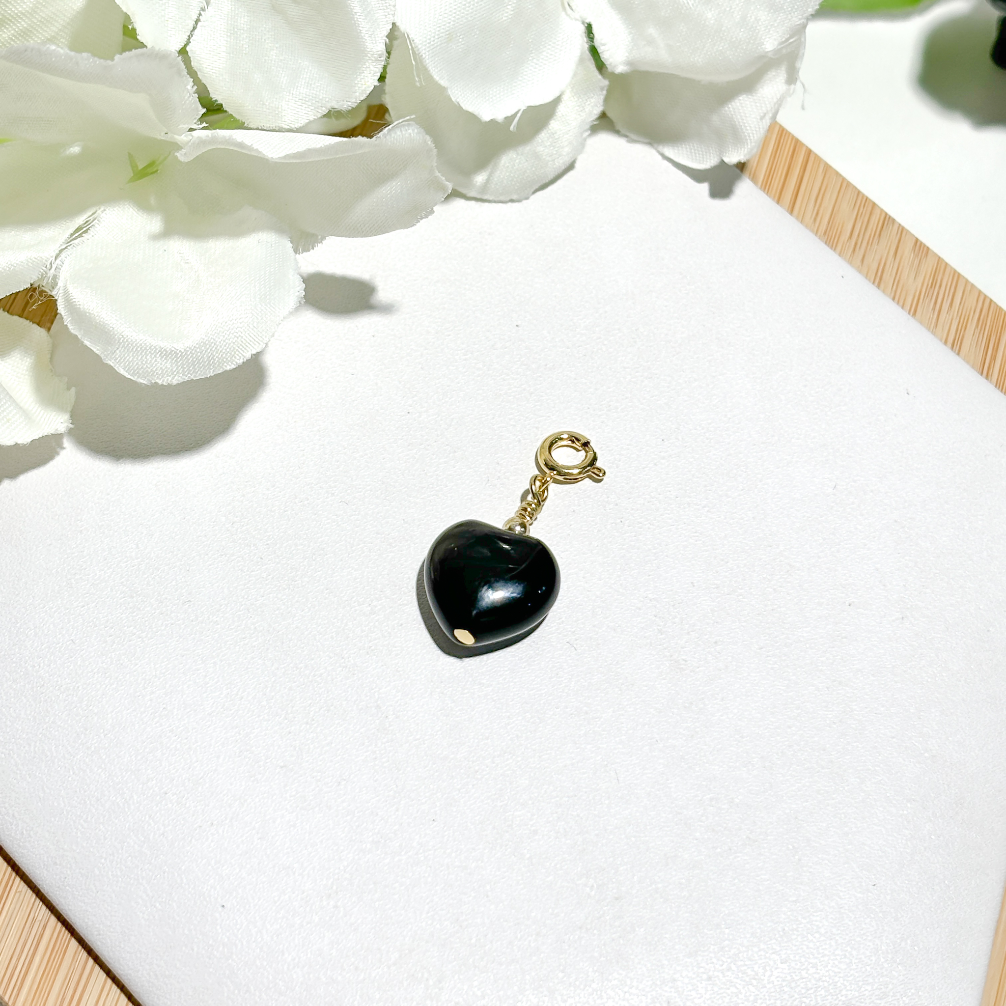 <<SG Seller>> CRZtales Rainbow Obsidian Heart Charmie #CRZcharmie