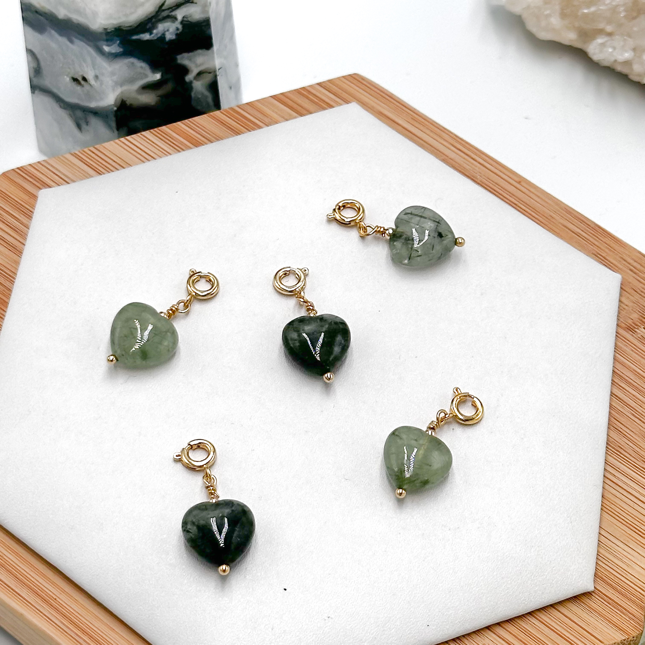 <<SG Seller>> CRZtales Green Rutile Charmie #CRZcharmie