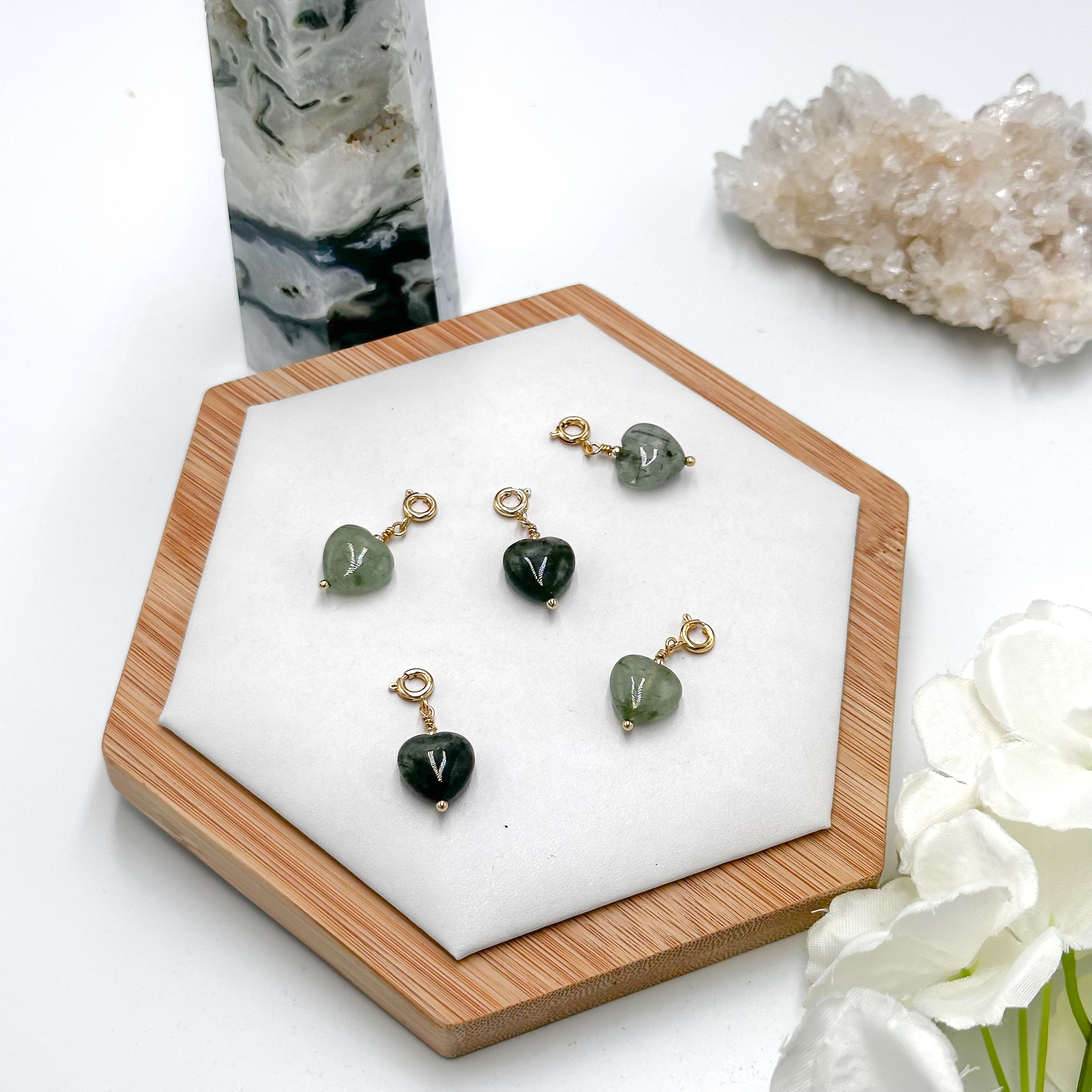 <<SG Seller>> CRZtales Green Rutile Charmie #CRZcharmie