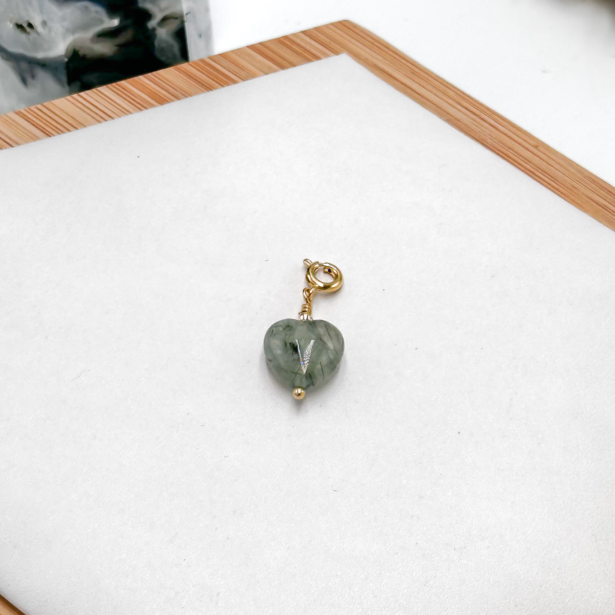 <<SG Seller>> CRZtales Green Rutile Charmie #CRZcharmie