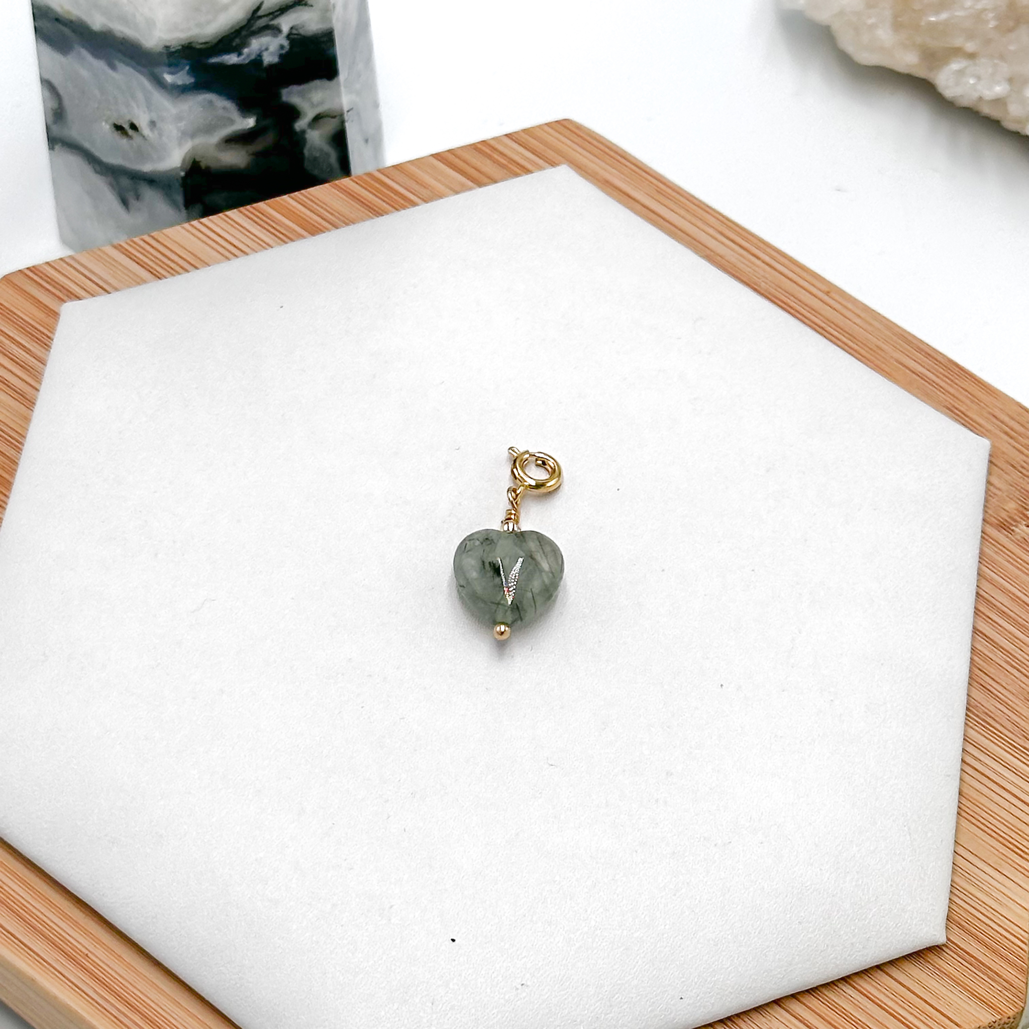 <<SG Seller>> CRZtales Green Rutile Charmie #CRZcharmie