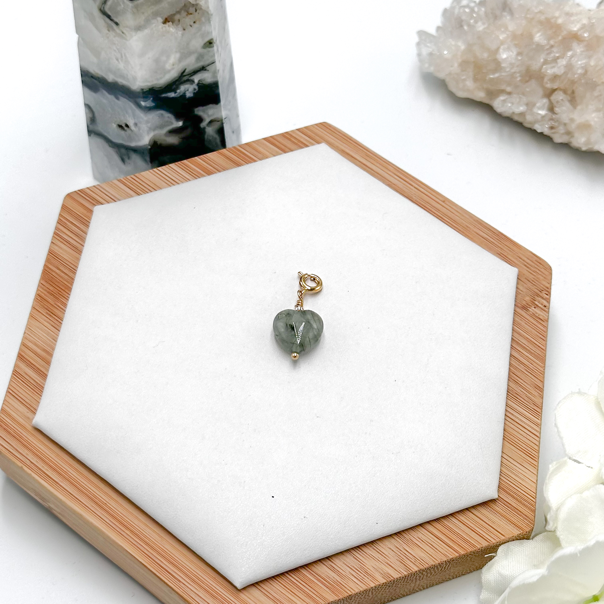 <<SG Seller>> CRZtales Green Rutile Charmie #CRZcharmie