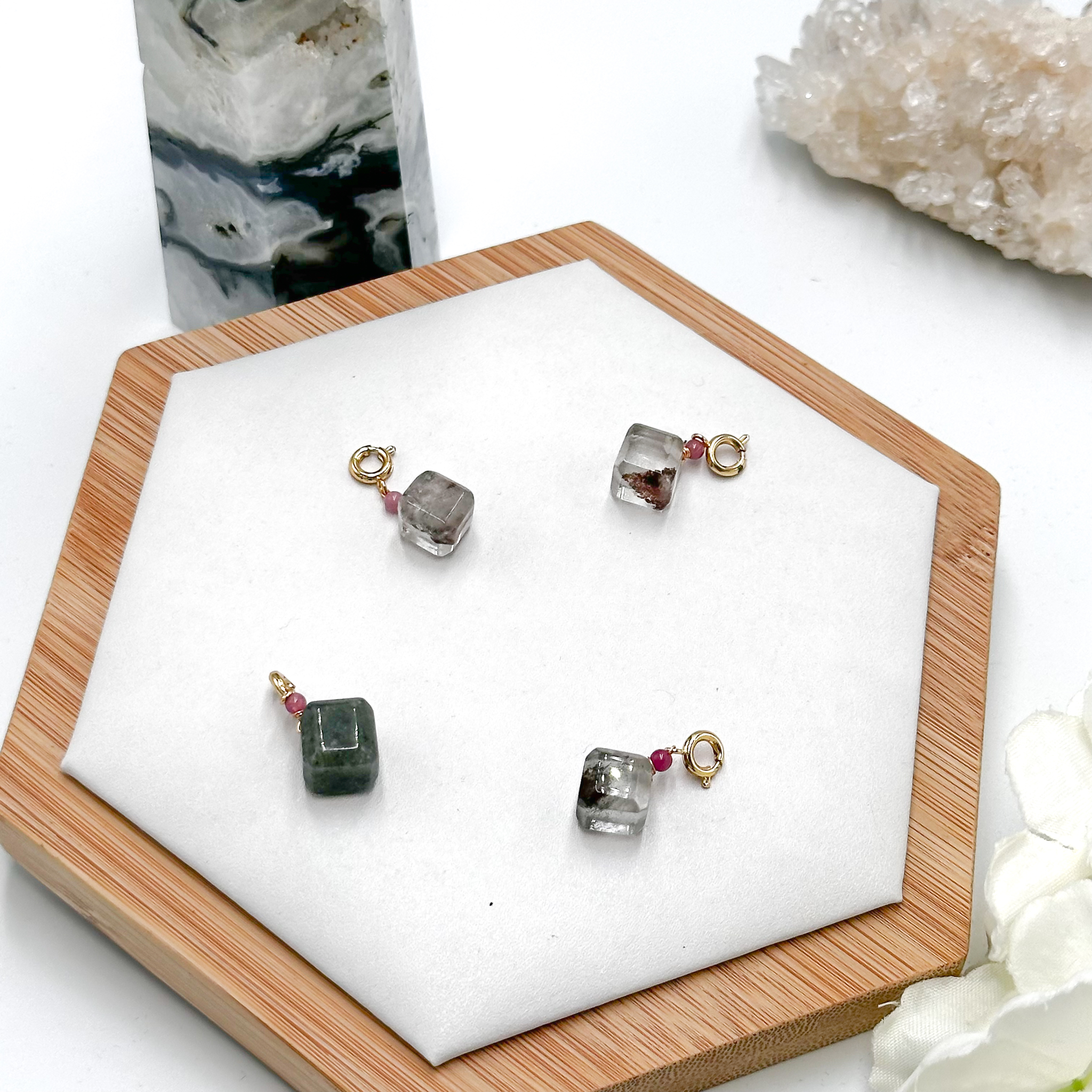 <<SG Seller>> CRZtales Green Rutile Charmie #CRZcharmie