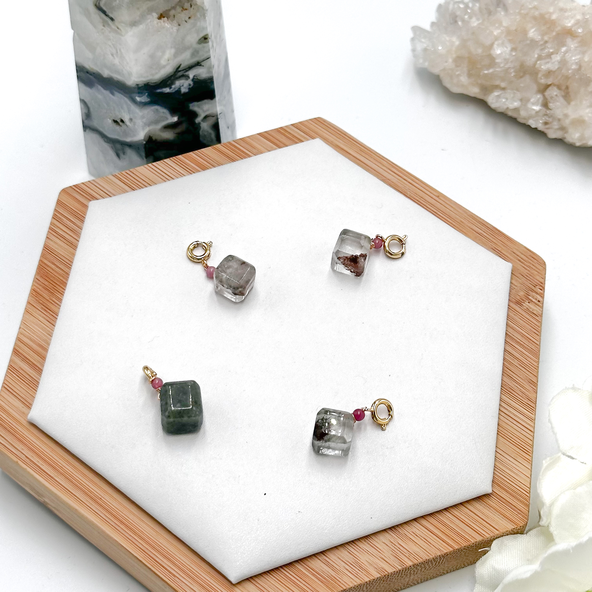 <<SG Seller>> CRZtales Green Rutile Charmie #CRZcharmie