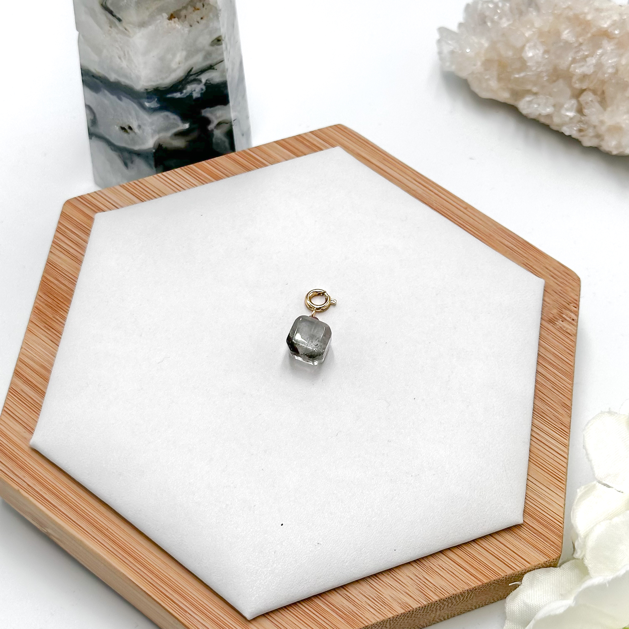 <<SG Seller>> CRZtales Green Rutile Charmie #CRZcharmie