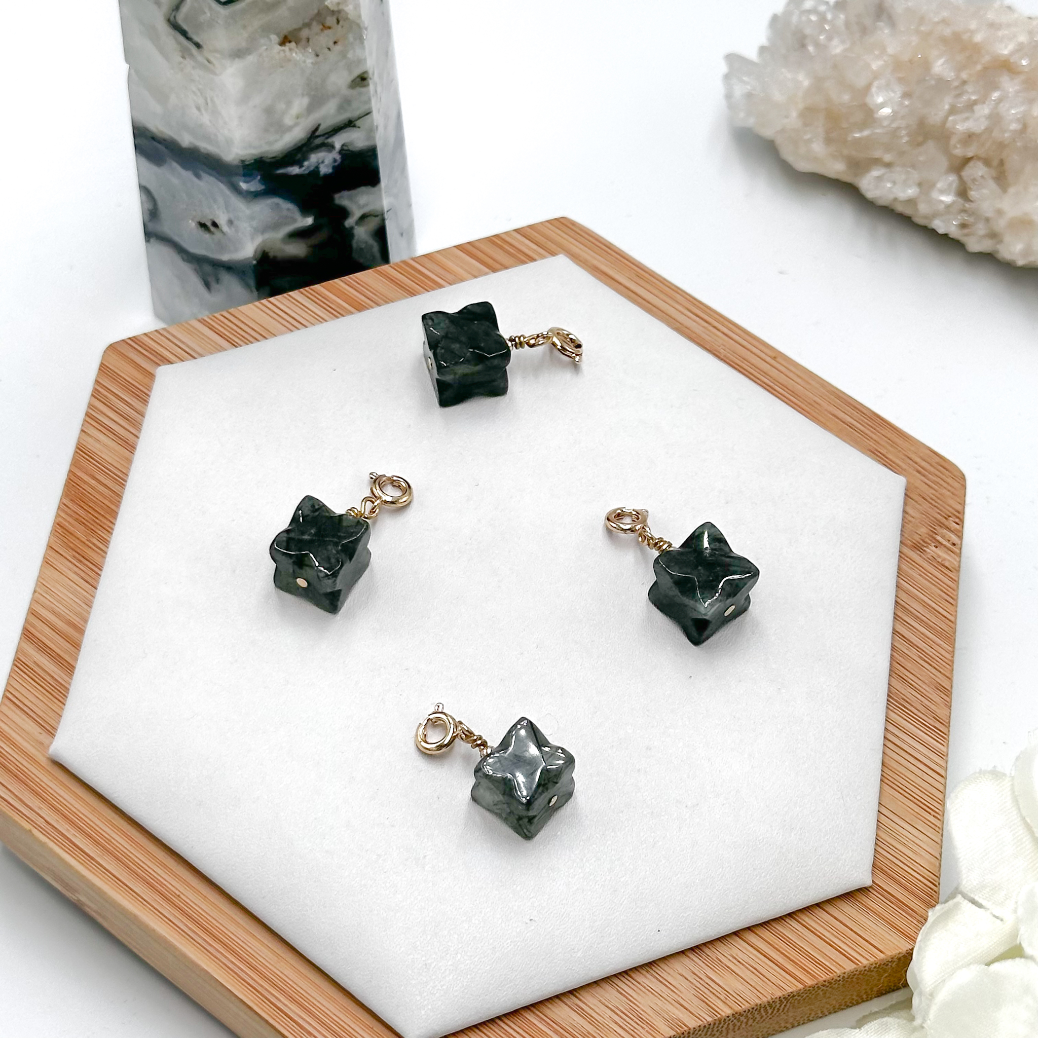 <<SG Seller>> CRZtales Green Rutile Charmie #CRZcharmie