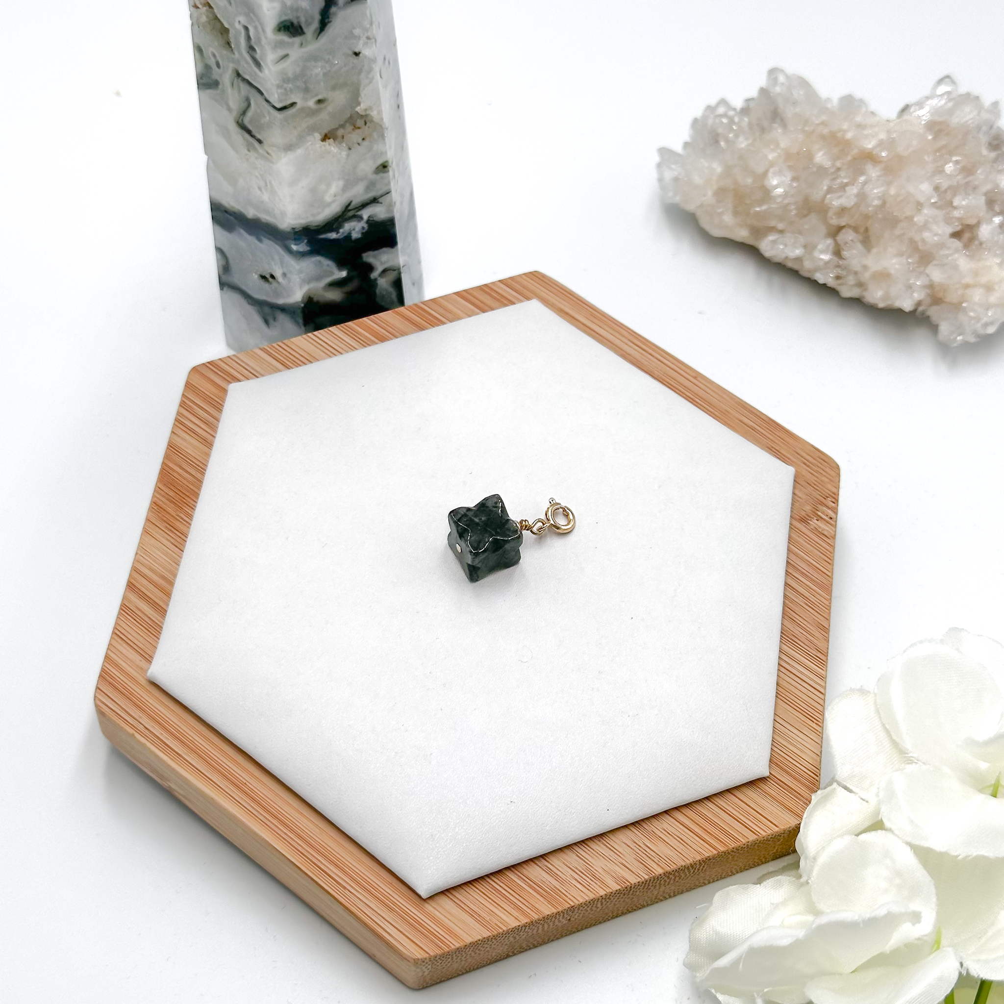 <<SG Seller>> CRZtales Green Rutile Charmie #CRZcharmie