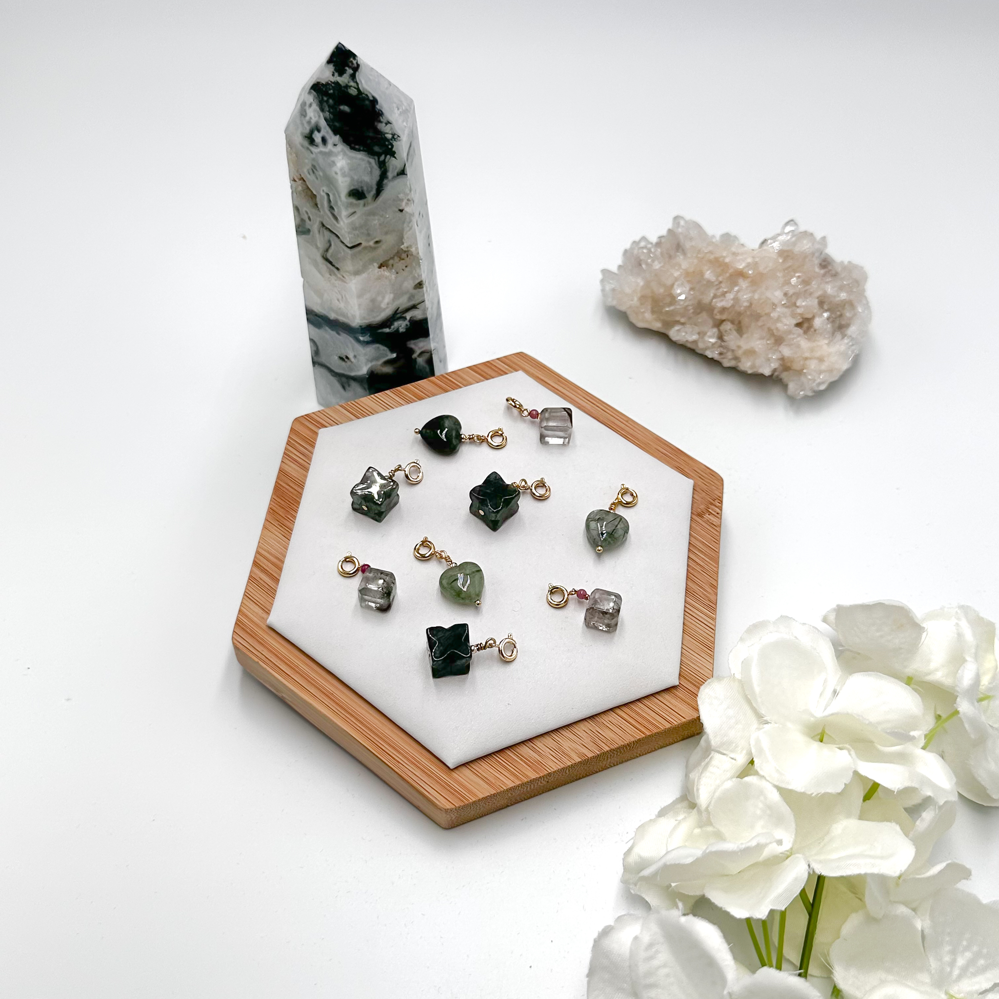 <<SG Seller>> CRZtales Green Rutile Charmie #CRZcharmie