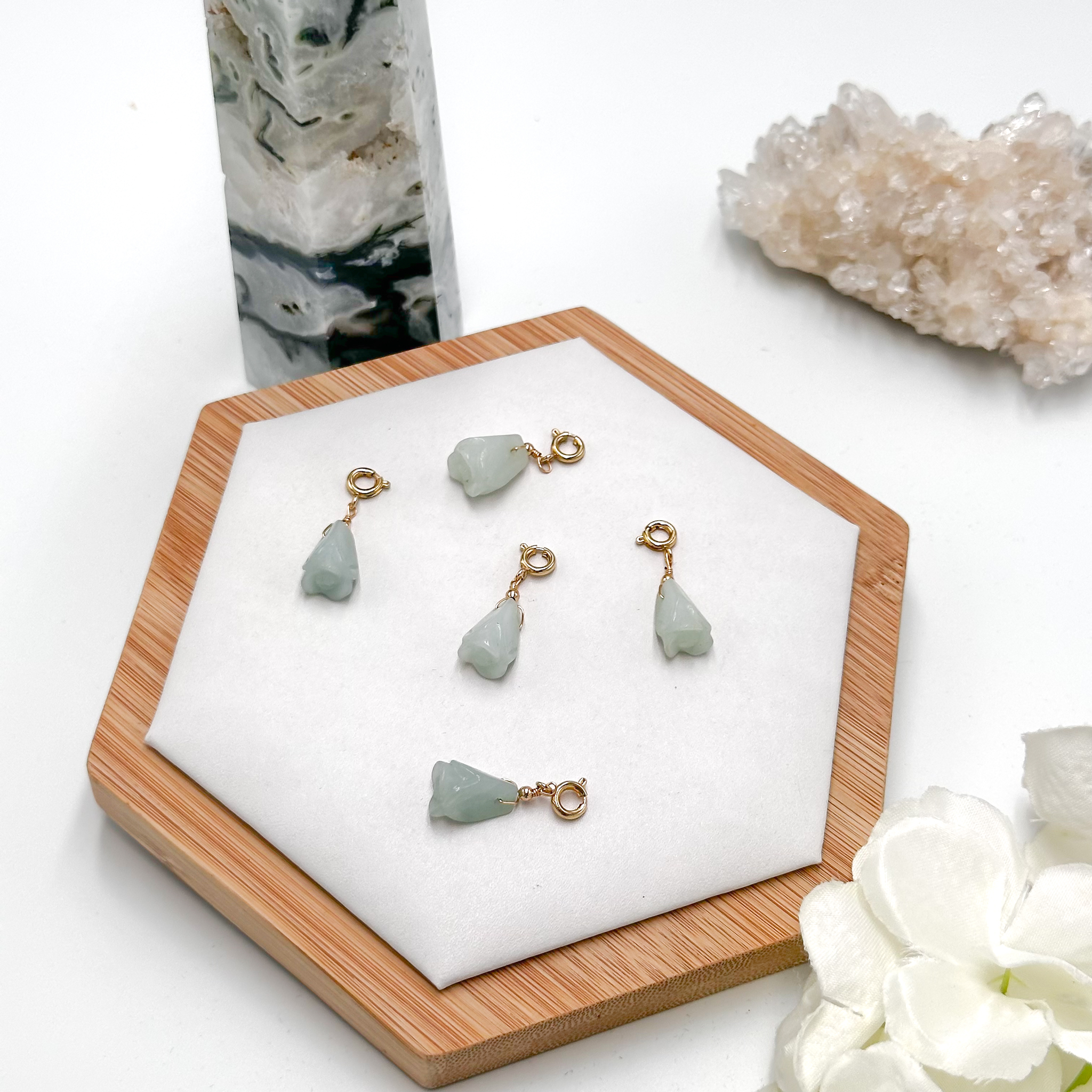 <<SG Seller>> CRZtales Amazonite Tulip Charmie #CRZcharmie