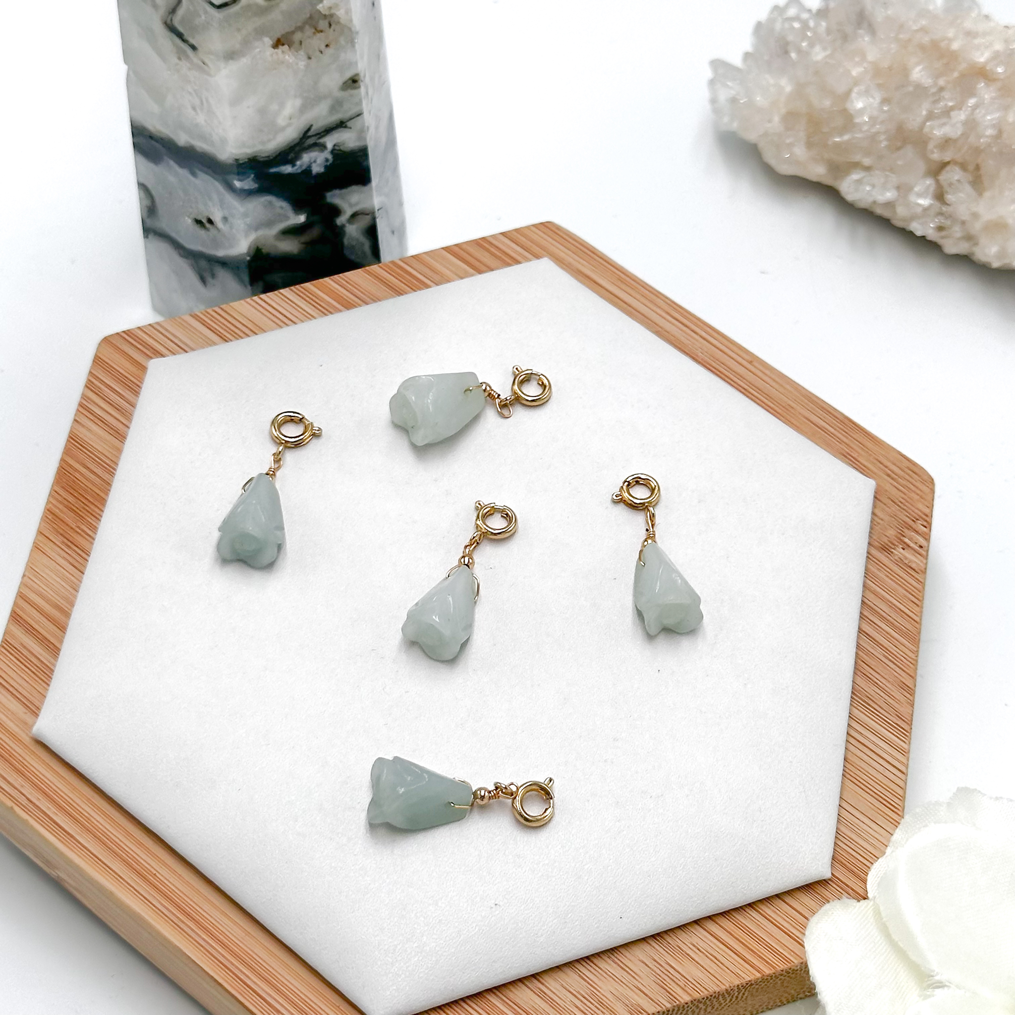 <<SG Seller>> CRZtales Amazonite Tulip Charmie #CRZcharmie