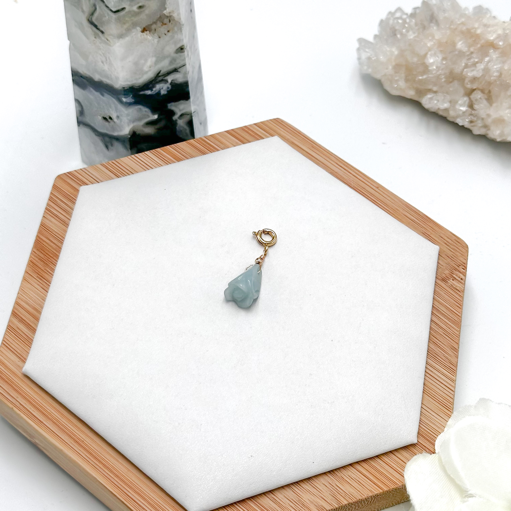 <<SG Seller>> CRZtales Amazonite Tulip Charmie #CRZcharmie