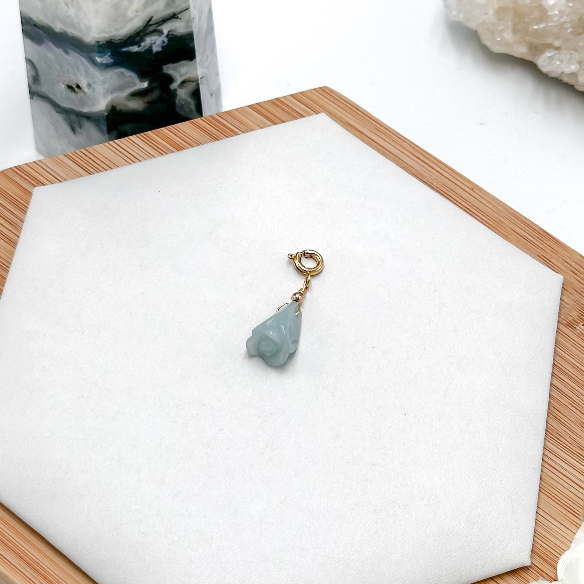 <<SG Seller>> CRZtales Amazonite Tulip Charmie #CRZcharmie