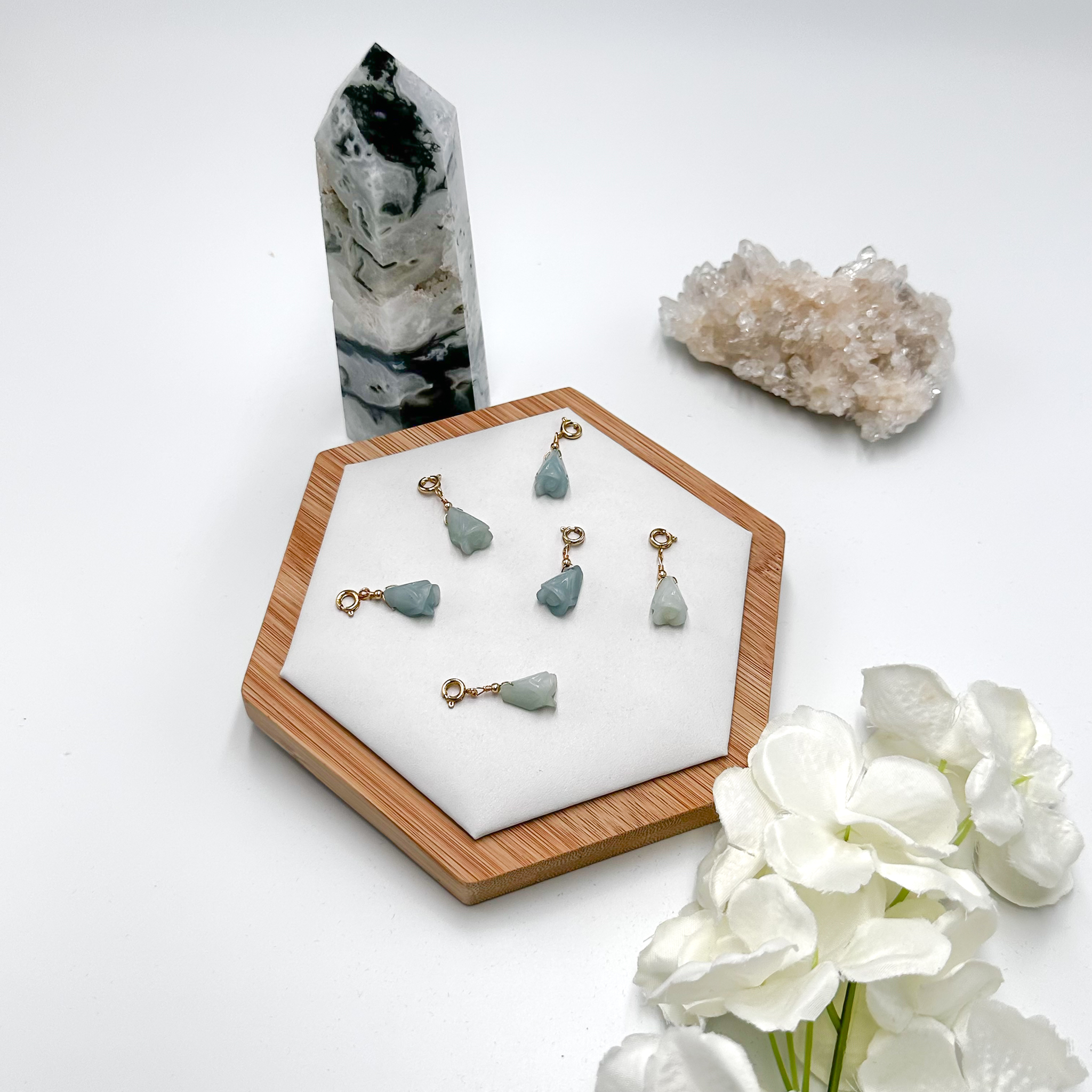 <<SG Seller>> CRZtales Amazonite Tulip Charmie #CRZcharmie