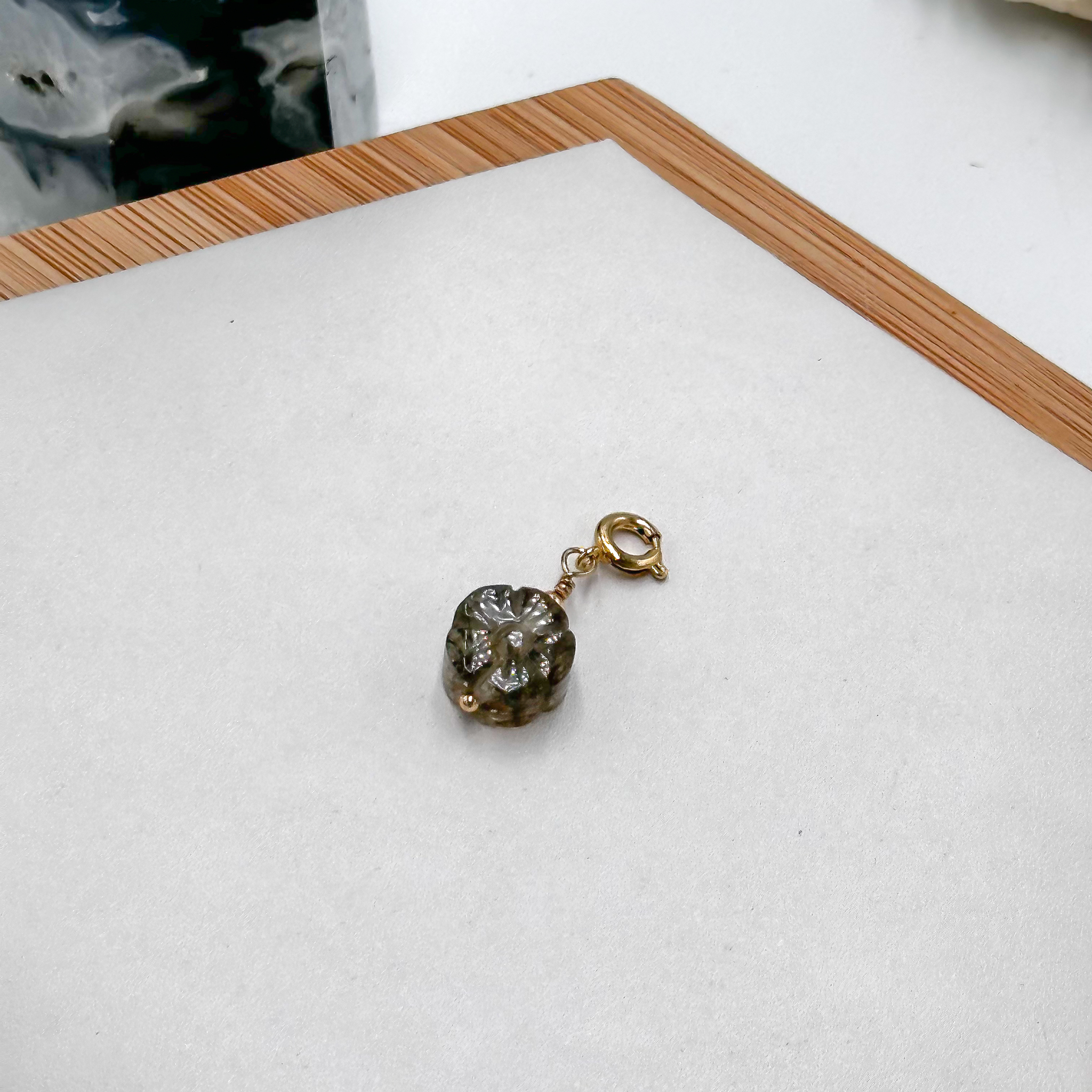 <<SG Seller>> CRZtales Green Tourmaline Charmie #CRZcharmie