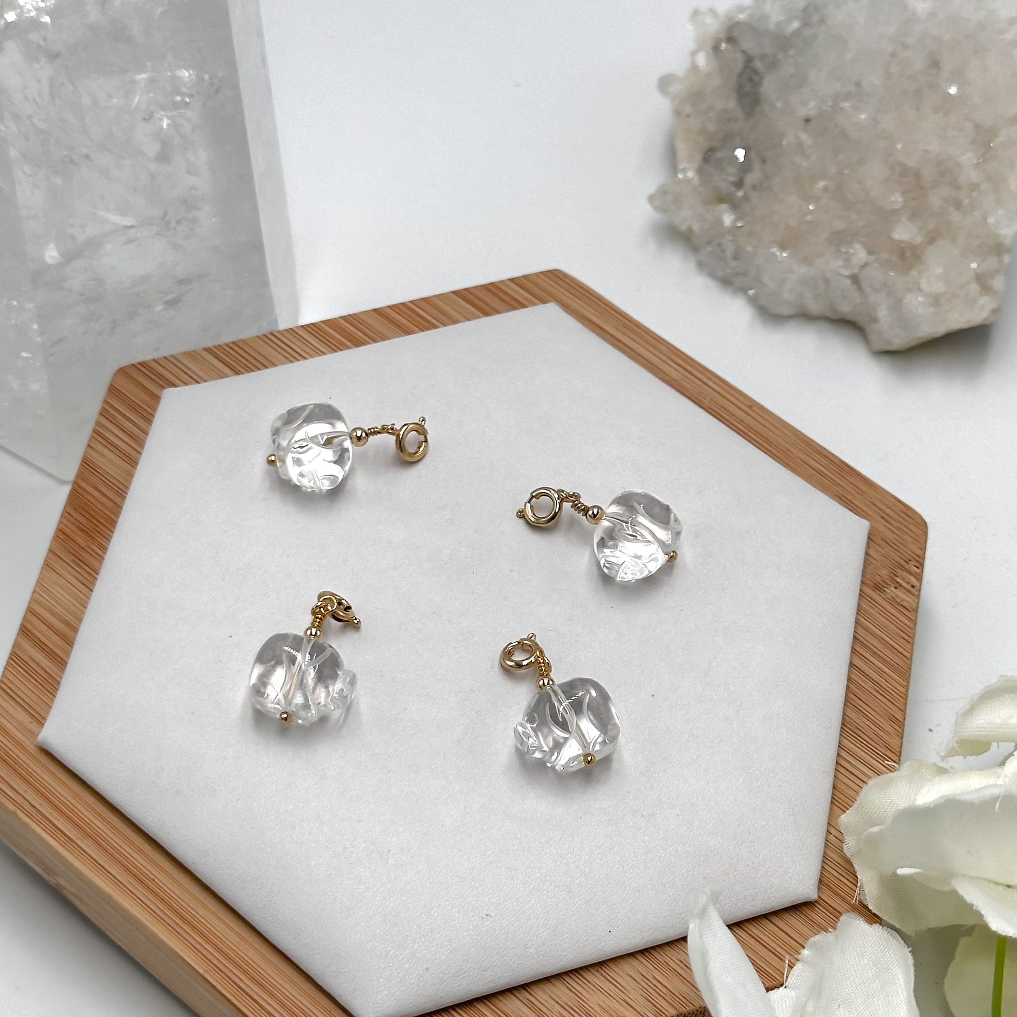 <<SG Seller>> CRZtales Clear Quartz Charmie #CRZcharmie