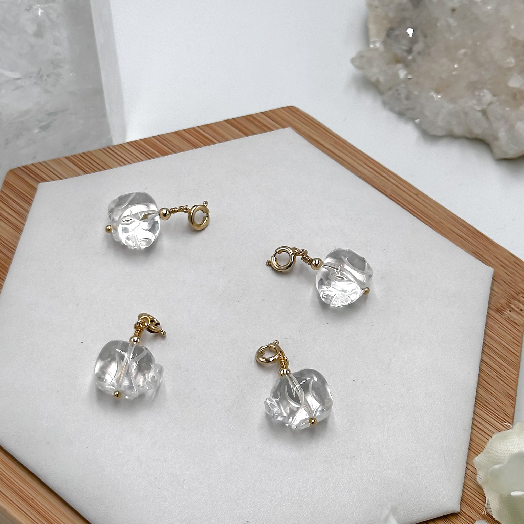 <<SG Seller>> CRZtales Clear Quartz Charmie #CRZcharmie