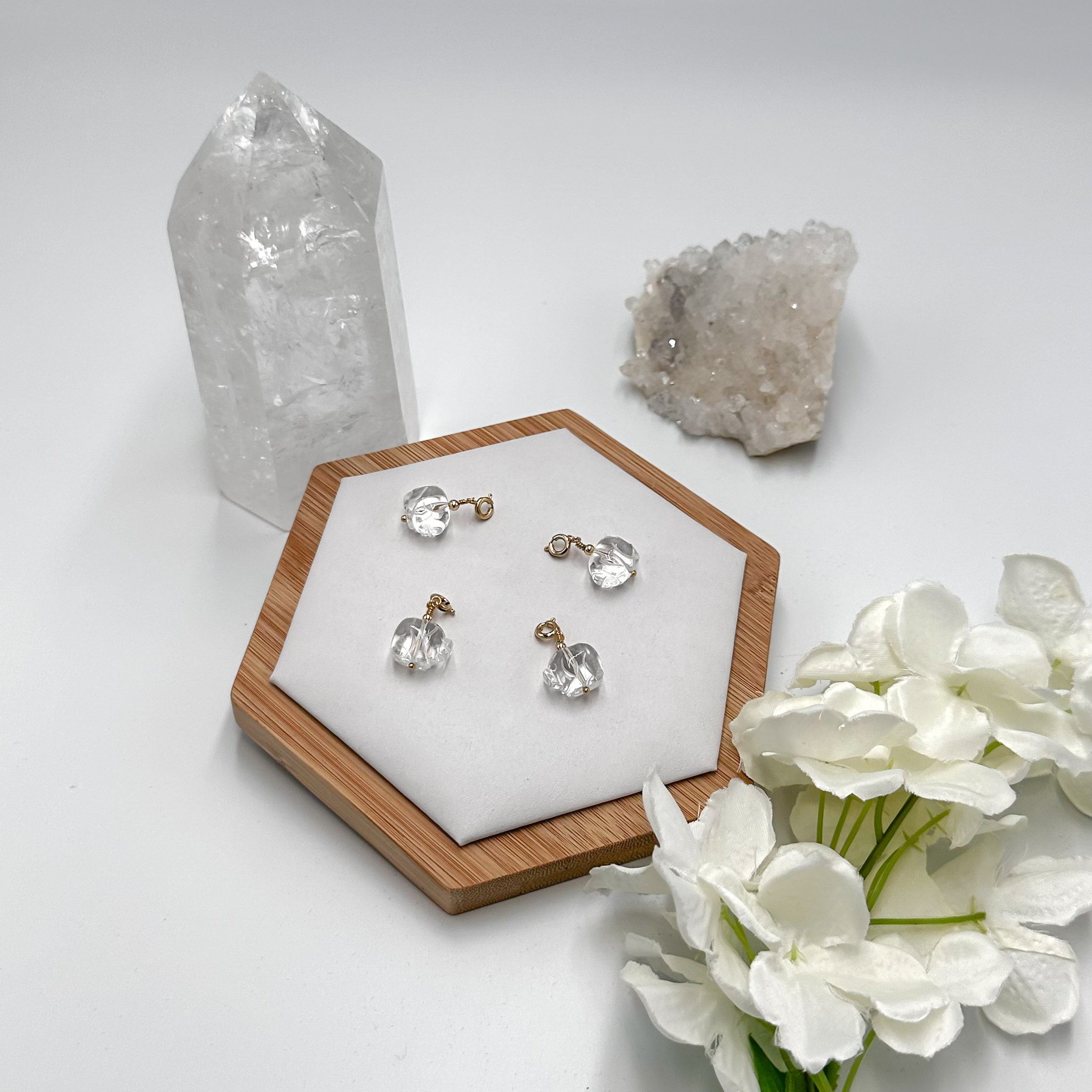 Clear Quartz Pig Charmie