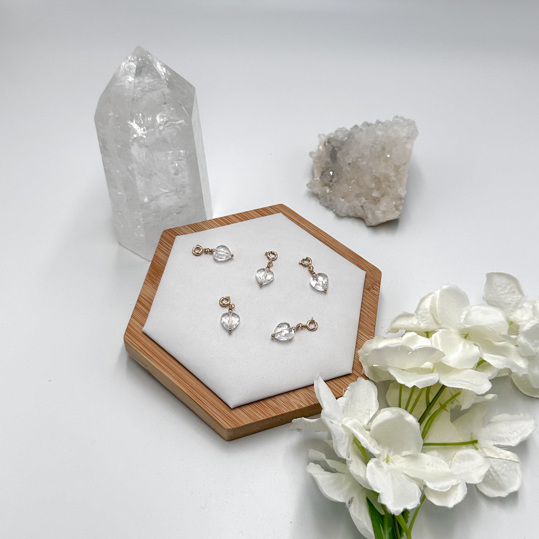 Clear Quartz Pig Charmie