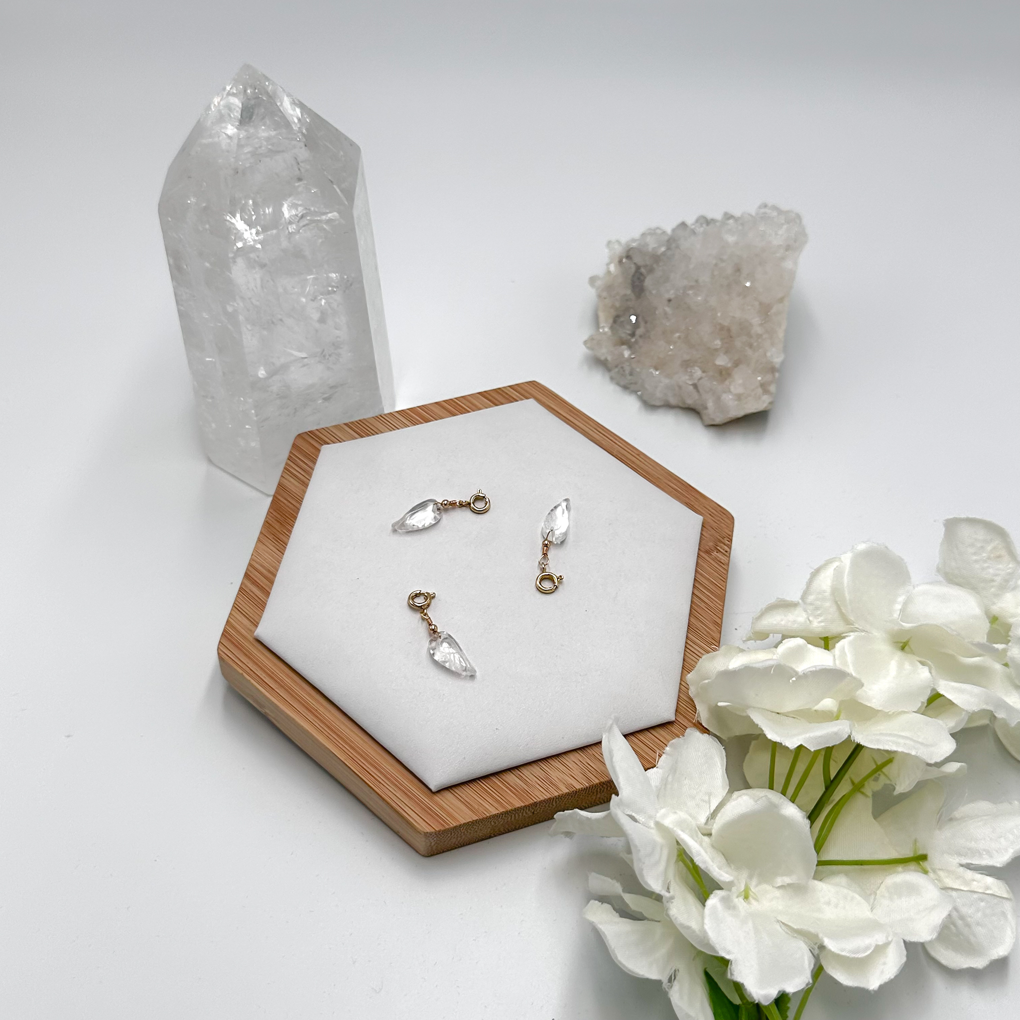 Clear Quartz Pig Charmie