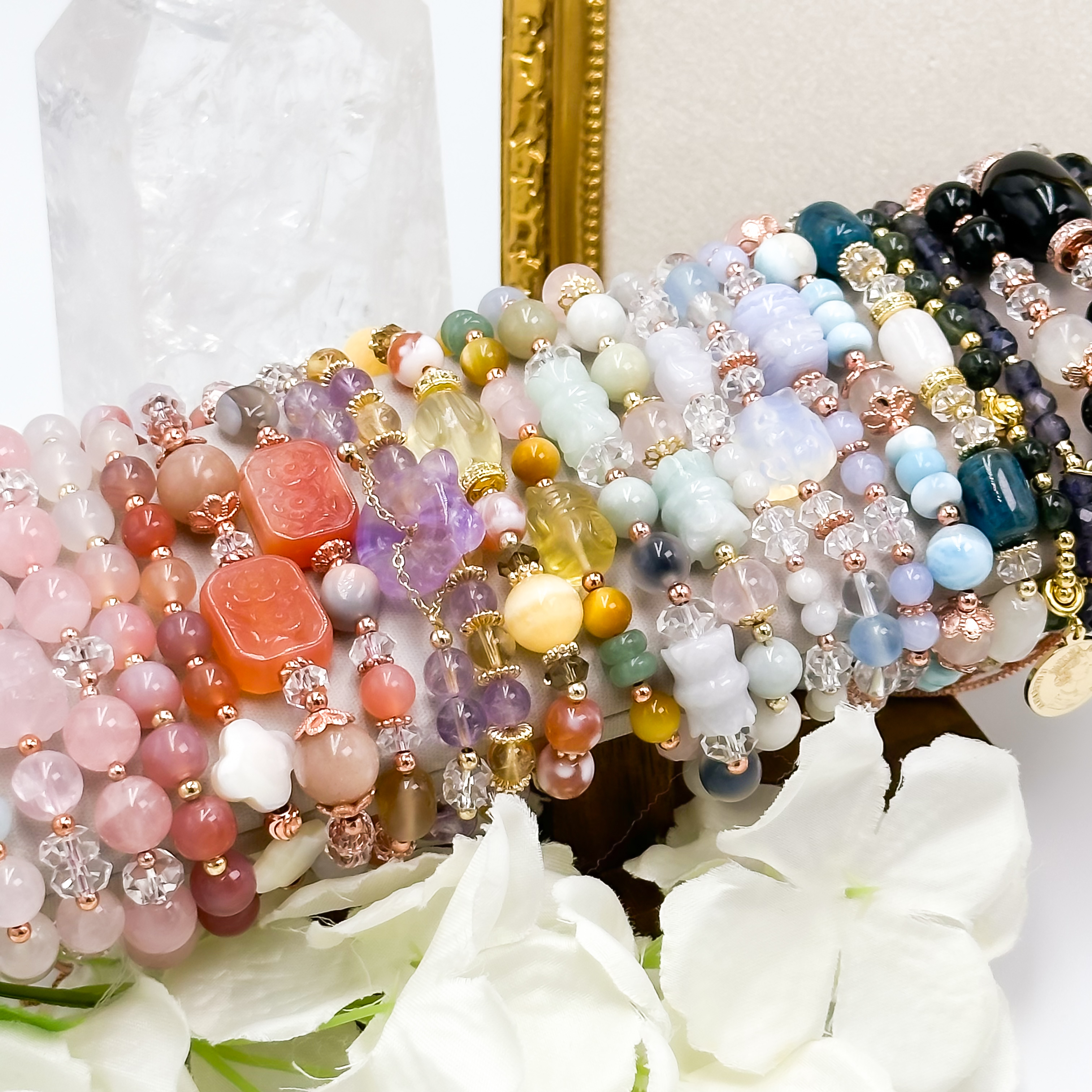<<SG Seller>> CRZtales Assorted Push Pull Crystal Bracelets  #CRZPushPullBracelets