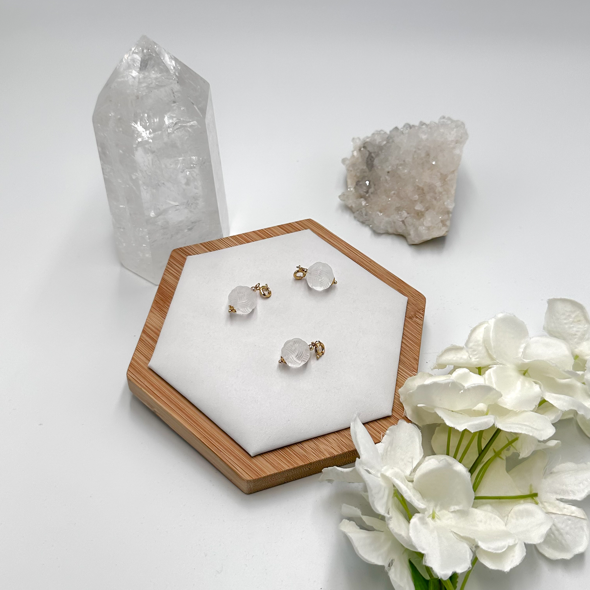 Clear Quartz Pig Charmie