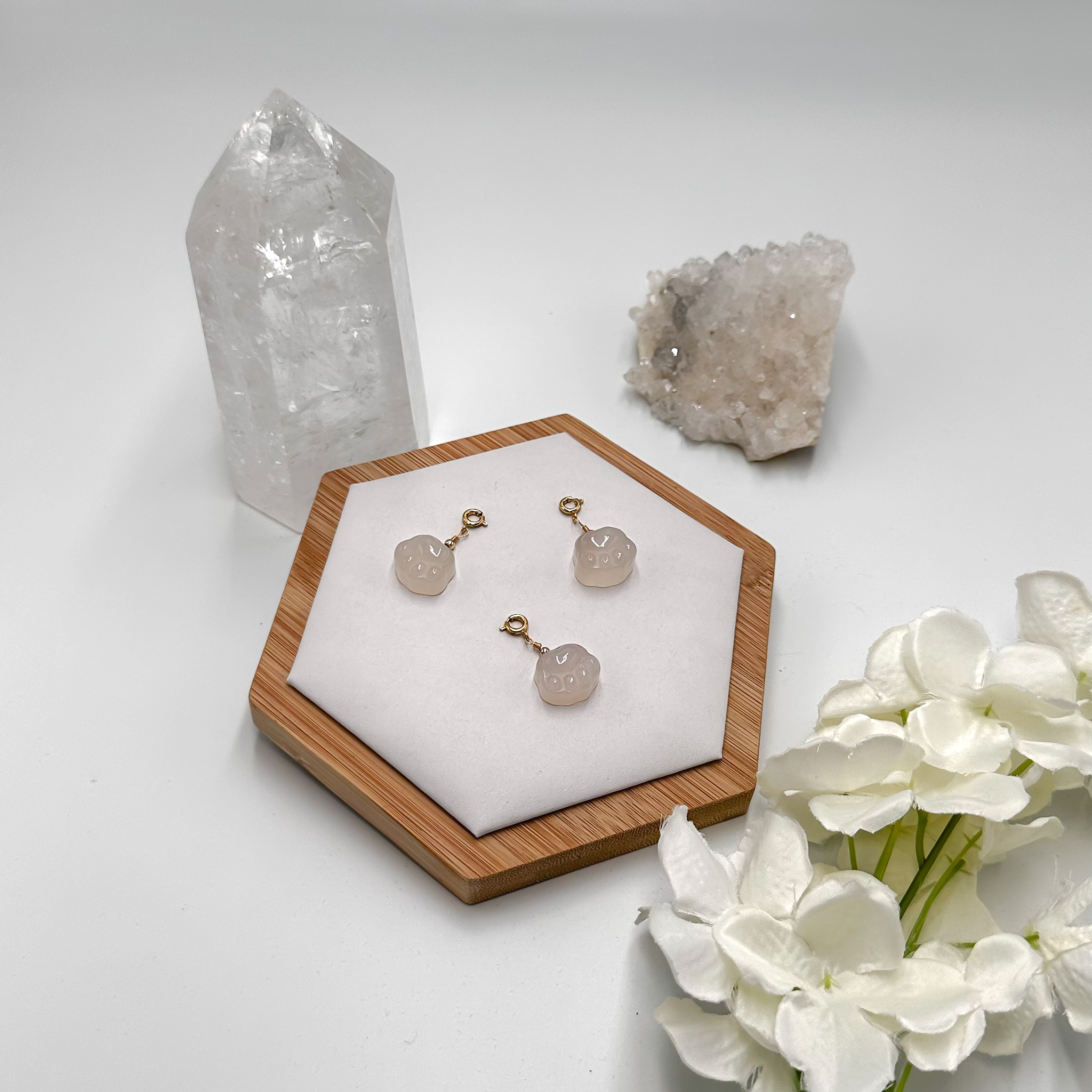 <<SG Seller>> CRZtales Lychee Agate Charmie #CRZcharmie