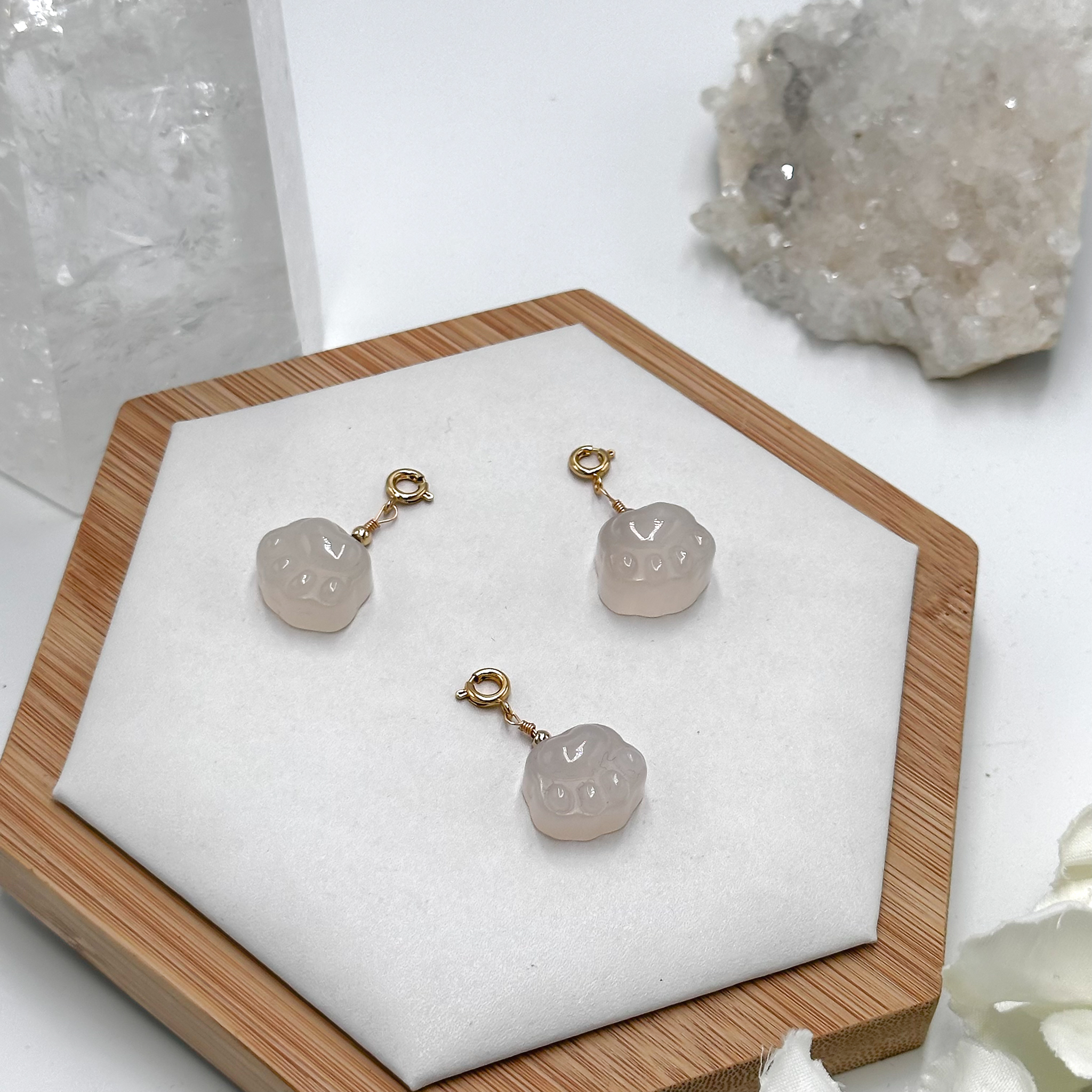 <<SG Seller>> CRZtales Lychee Agate Charmie #CRZcharmie