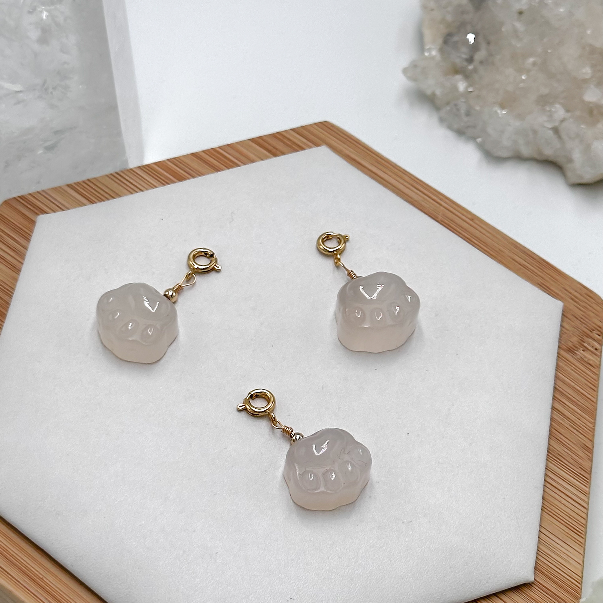 <<SG Seller>> CRZtales Lychee Agate Charmie #CRZcharmie