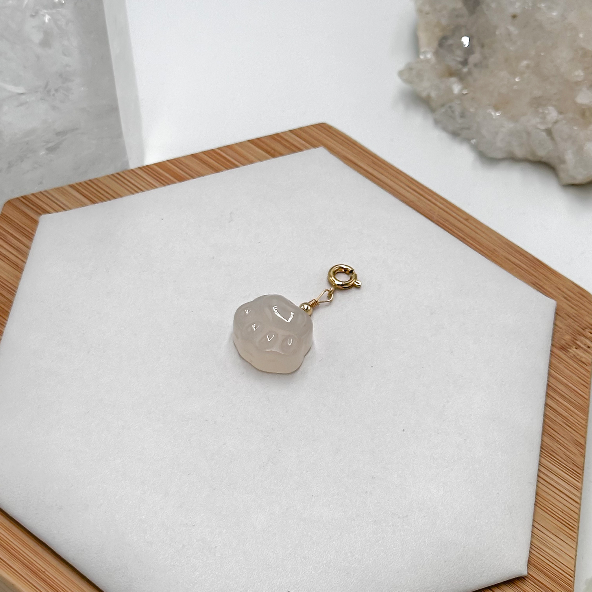 <<SG Seller>> CRZtales Lychee Agate Charmie #CRZcharmie