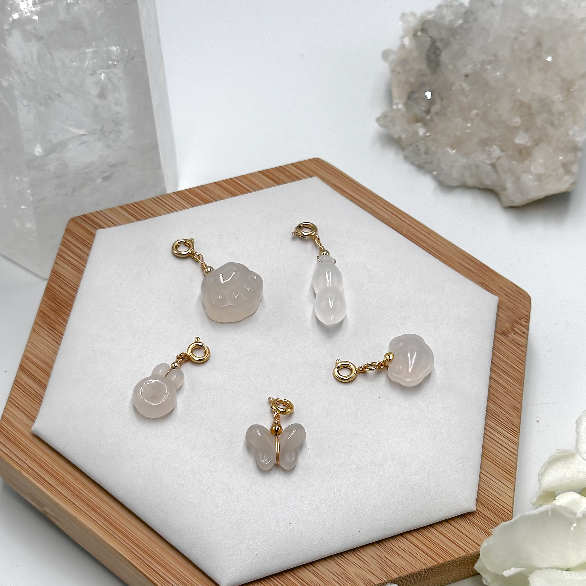 <<SG Seller>> CRZtales Lychee Agate Charmie #CRZcharmie