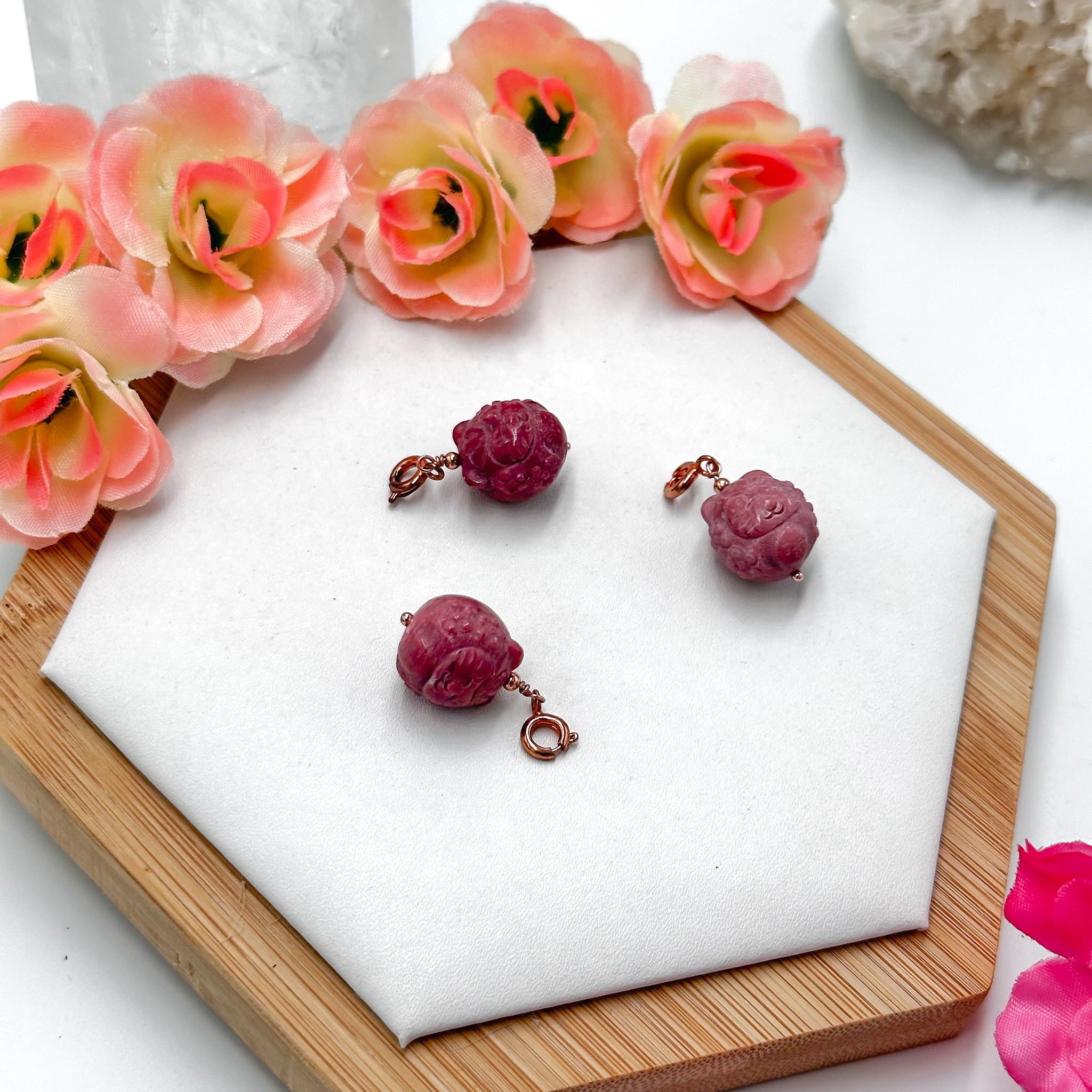 <<SG Seller>> CRZtales Rhodonite Charmie #CRZcharmie