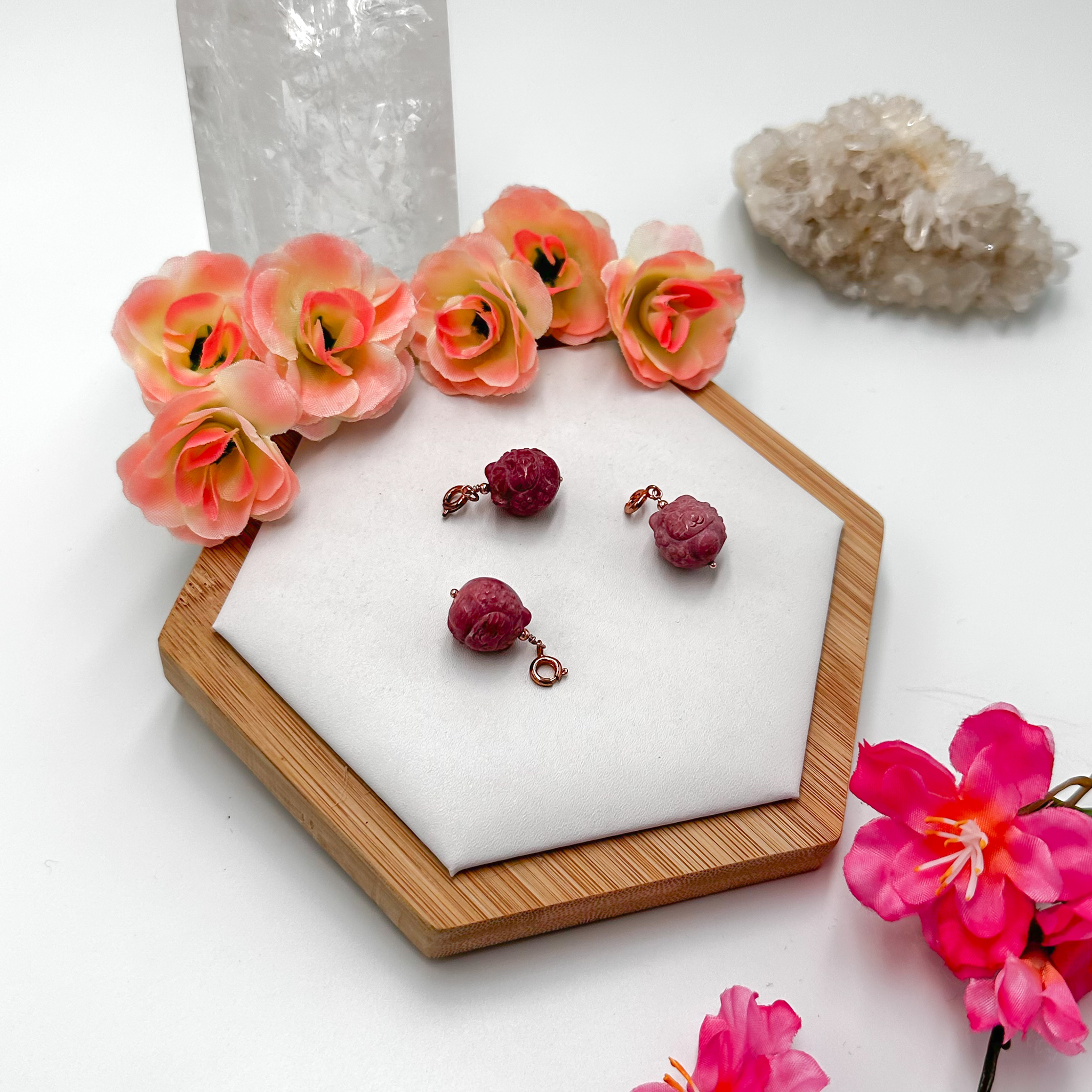 <<SG Seller>> CRZtales Rhodonite Charmie #CRZcharmie