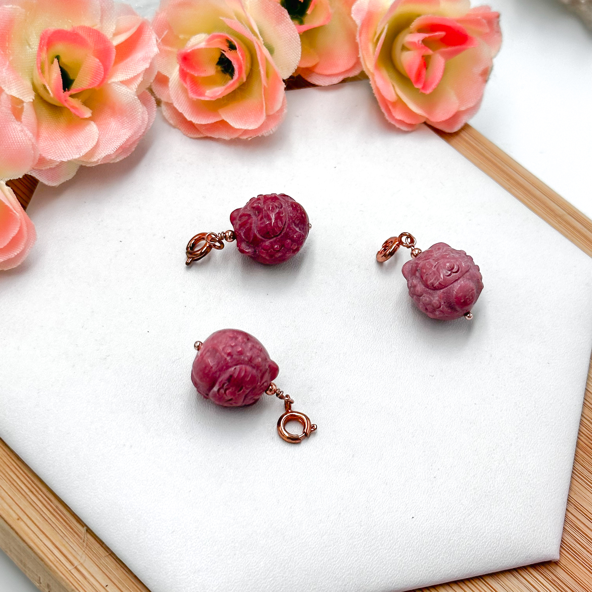 <<SG Seller>> CRZtales Rhodonite Charmie #CRZcharmie